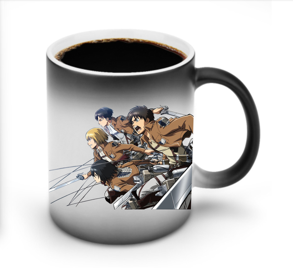 （画像用） 進撃の巨人 Attack on Titan 温度変色マグカップ