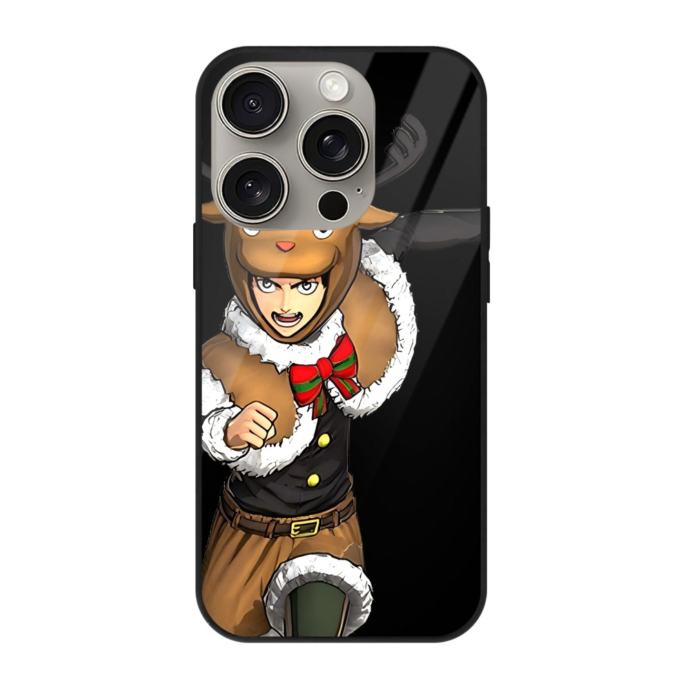 （画像用） 進撃の巨人 エレン･イェーガー Attack on Titan Eren Jäger 【iPhone15Pro対応】スマホケース 耐衝撃＆黄変防止 背面ガラス