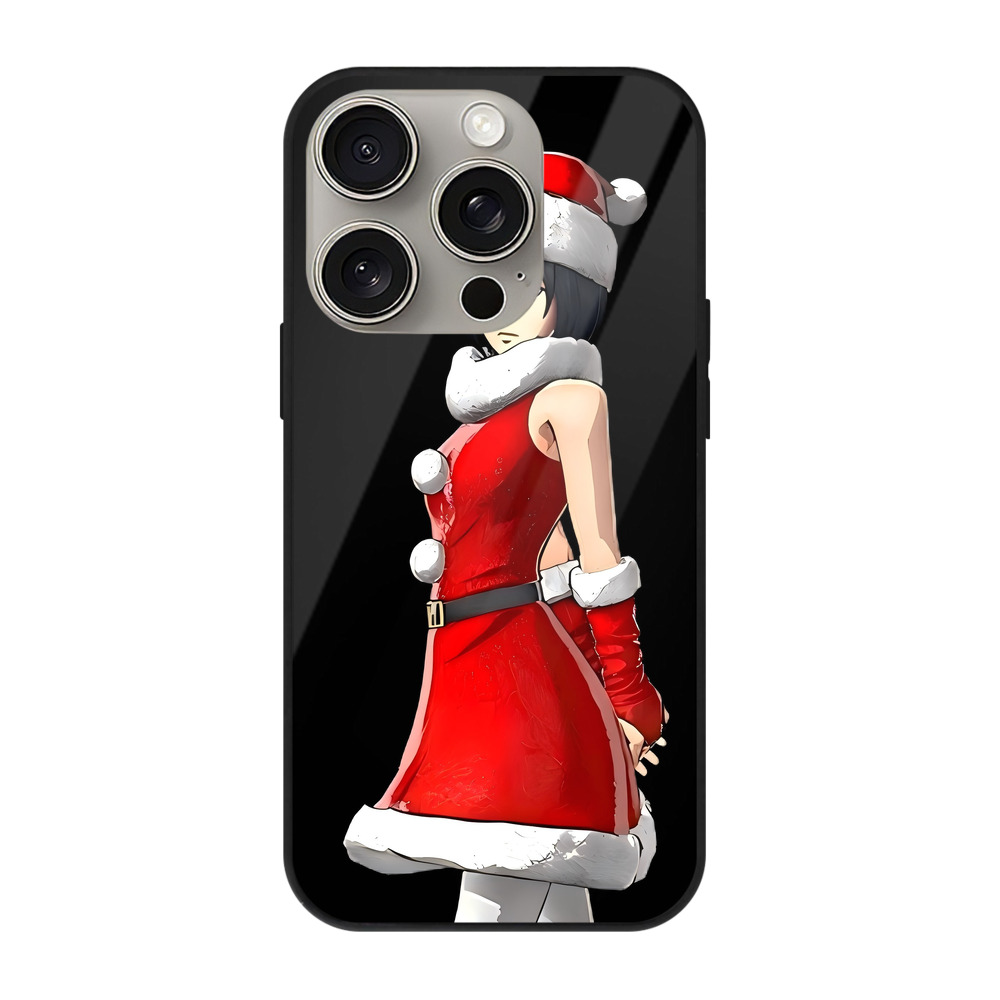（画像用） 進撃の巨人 ミカサ·アッカーマン Attack on Titan Mikasa Ackerman 【iPhone15Pro対応】スマホケース 耐衝撃＆黄変防止 背面ガラス