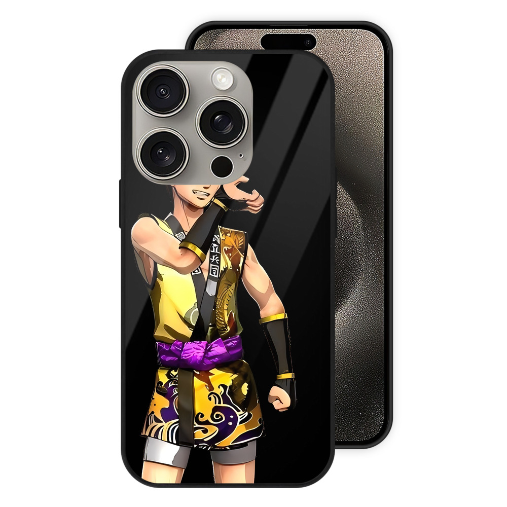 （画像用） 進撃の巨人 リヴァイ·アッカーマン Attack on Titan Levi Ackerman 【iPhone15Pro対応】スマホケース 耐衝撃＆黄変防止 背面ガラス