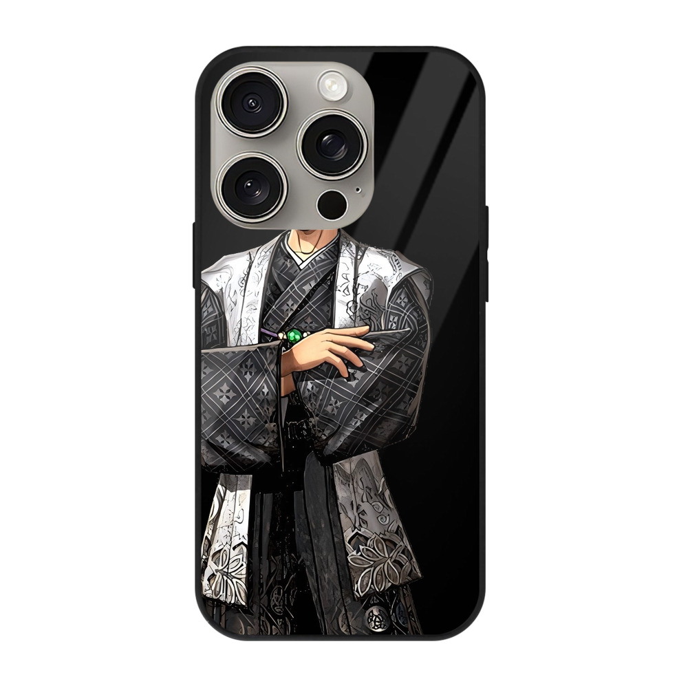 （画像用） 進撃の巨人 リヴァイ·アッカーマン Attack on Titan Levi Ackerman 【iPhone15Pro対応】スマホケース 耐衝撃＆黄変防止 背面ガラス