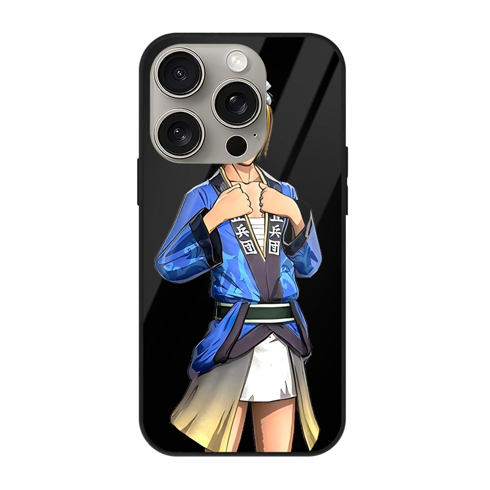 （画像用） 進撃の巨人 アルミン·アルレルト Attack on Titan Armin Arlert 【iPhone15Pro対応】スマホケース 耐衝撃＆黄変防止 背面ガラス