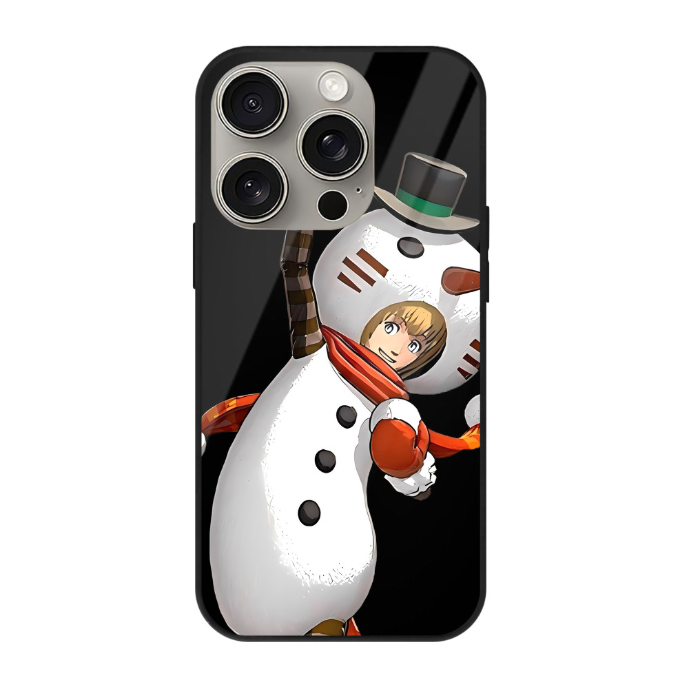 （画像用） 進撃の巨人 アルミン·アルレルト Attack on Titan Armin Arlert 【iPhone15Pro対応】スマホケース 耐衝撃＆黄変防止 背面ガラス