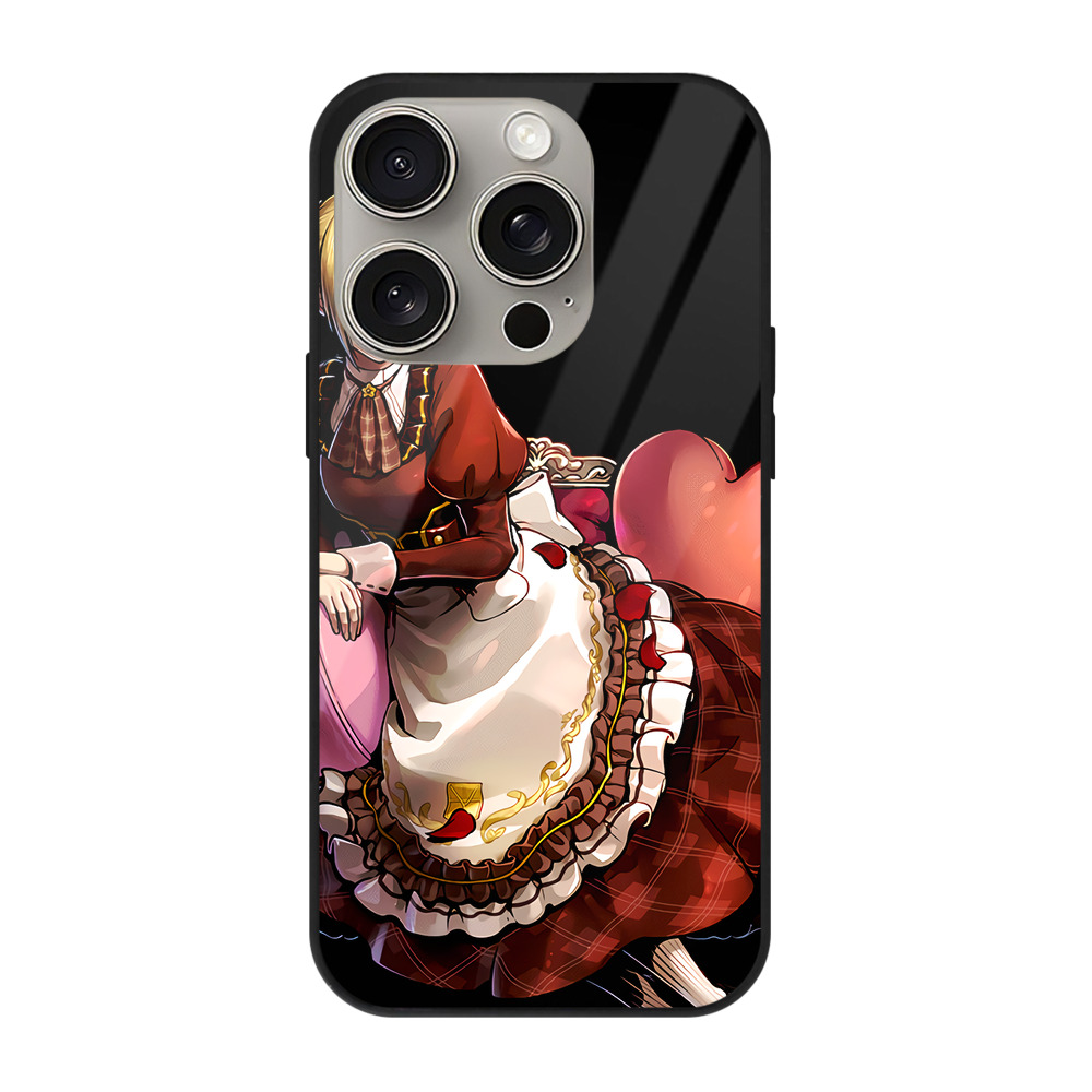 （画像用） 進撃の巨人 アニ・レオンハート Attack on Titan Annie Leonhart 【iPhone15Pro対応】スマホケース 耐衝撃＆黄変防止 背面ガラス