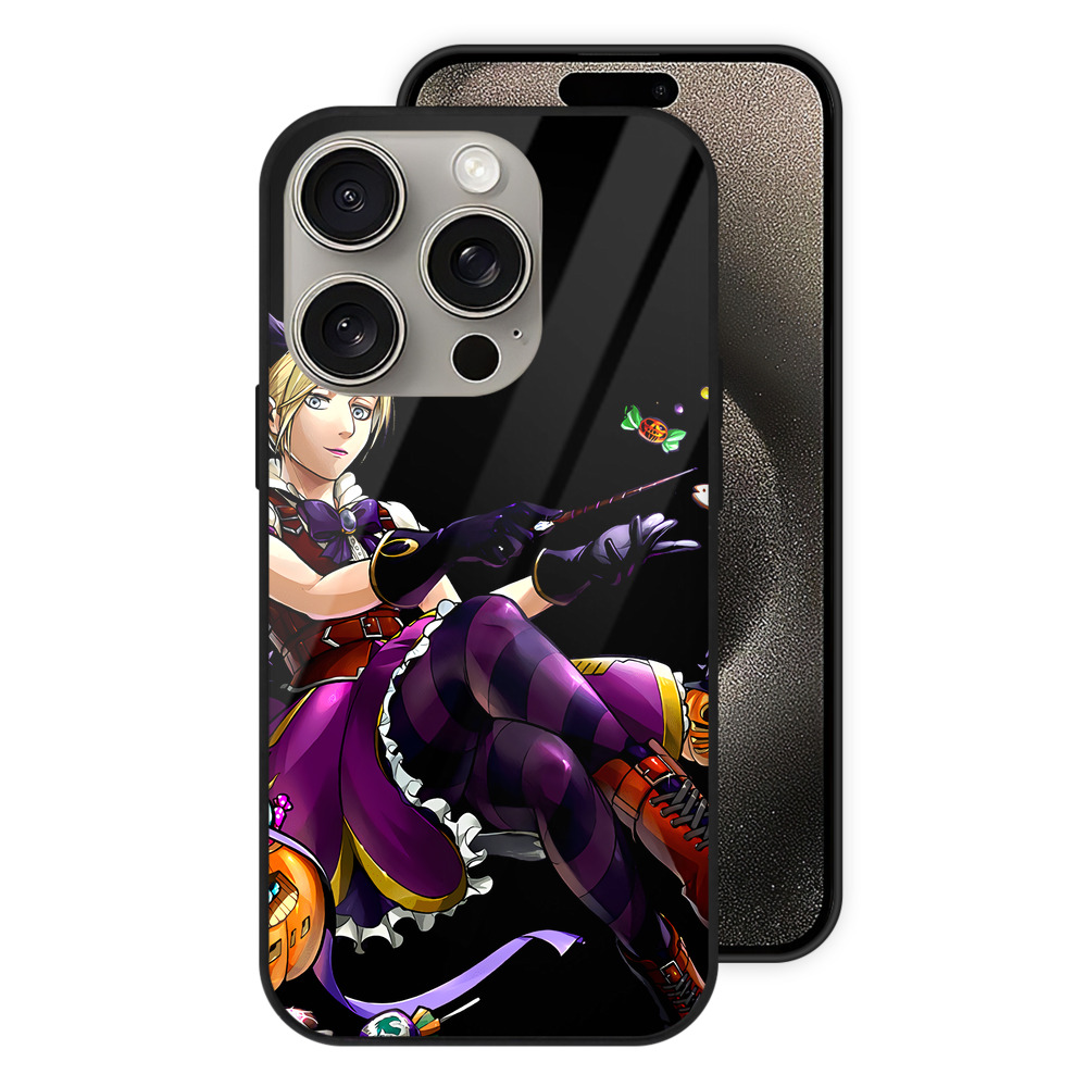 （画像用） 進撃の巨人 アニ・レオンハート Attack on Titan Annie Leonhart 【iPhone15Pro対応】スマホケース 耐衝撃＆黄変防止 背面ガラス