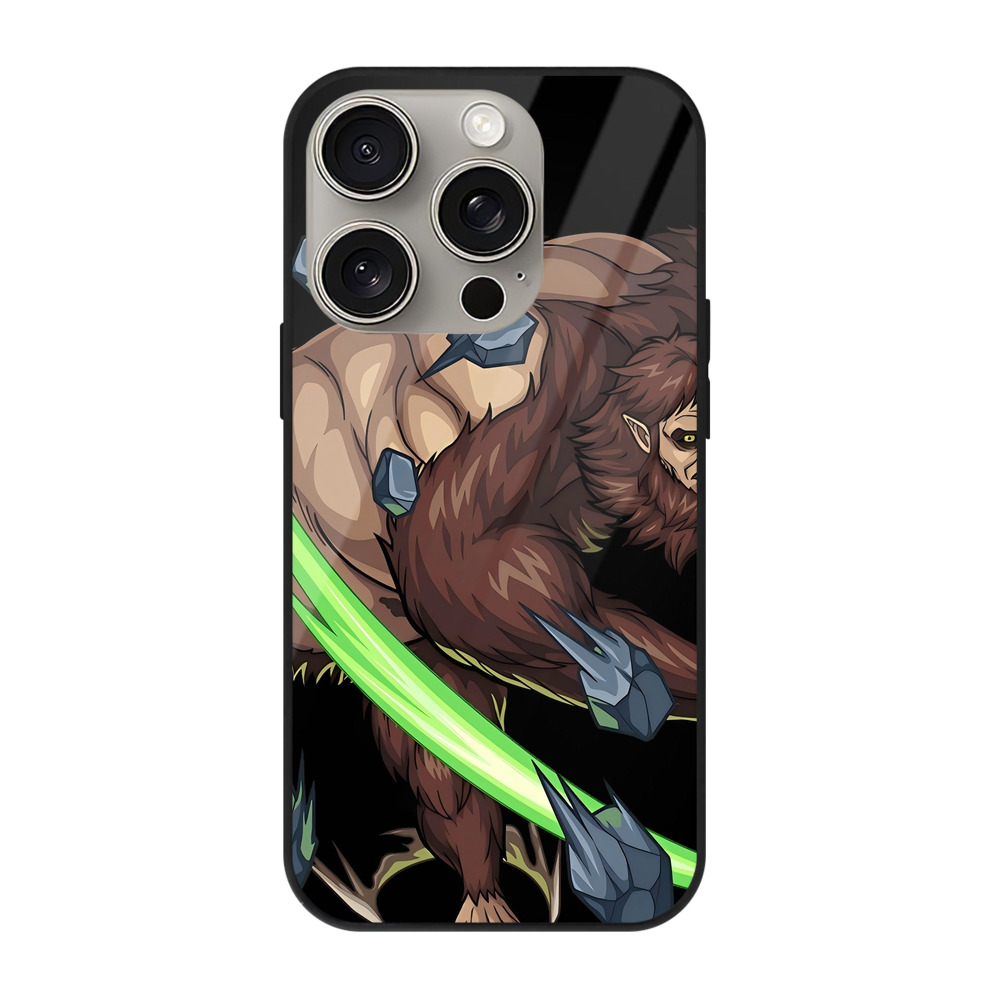 （画像用） 進撃の巨人 Attack on Titan 【iPhone15Pro対応】スマホケース 耐衝撃＆黄変防止 背面ガラス