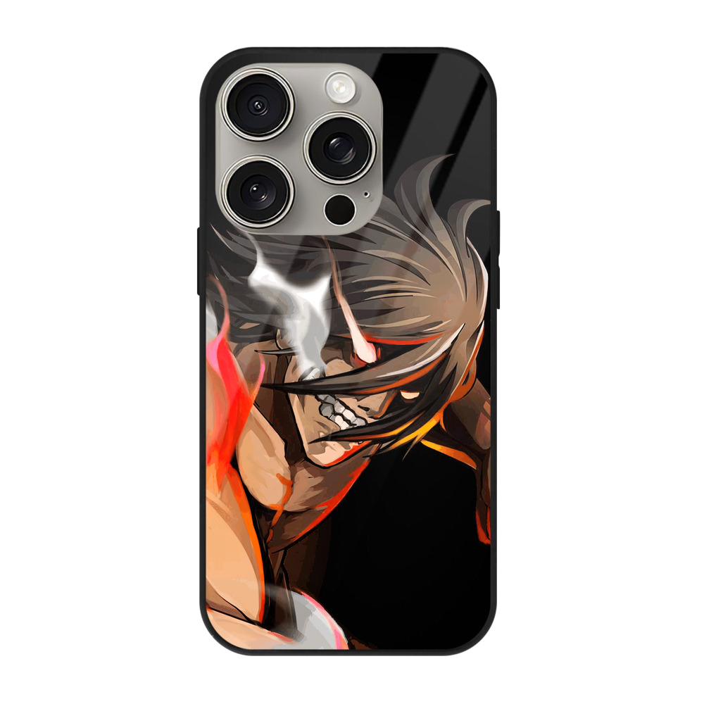（画像用） 進撃の巨人 Attack on Titan 【iPhone15Pro対応】スマホケース 耐衝撃＆黄変防止 背面ガラス