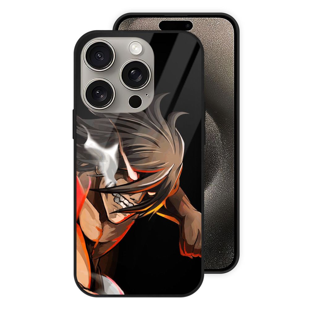 （画像用） 進撃の巨人 Attack on Titan 【iPhone15Pro対応】スマホケース 耐衝撃＆黄変防止 背面ガラス