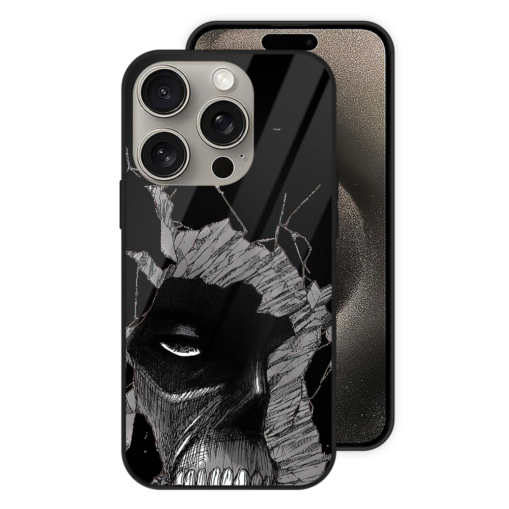 （画像用） 進撃の巨人 Attack on Titan 【iPhone15Pro対応】スマホケース 耐衝撃＆黄変防止 背面ガラス