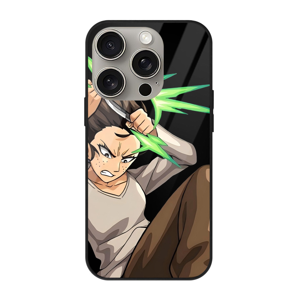 （画像用） 進撃の巨人 Attack on Titan 【iPhone15Pro対応】スマホケース 耐衝撃＆黄変防止 背面ガラス