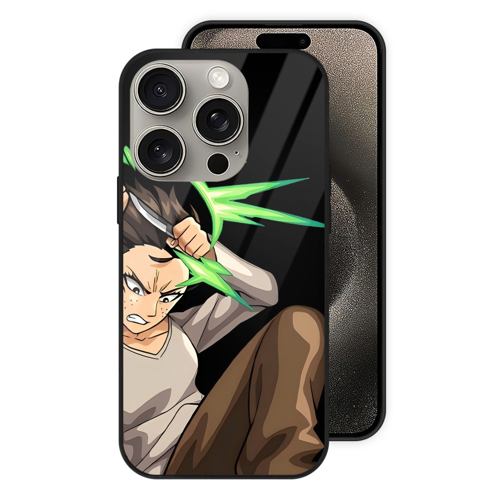 （画像用） 進撃の巨人 Attack on Titan 【iPhone15Pro対応】スマホケース 耐衝撃＆黄変防止 背面ガラス