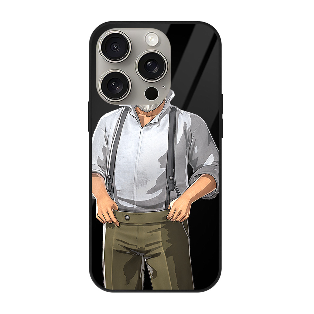 （画像用） 進撃の巨人 Attack on Titan 【iPhone15Pro対応】スマホケース 耐衝撃＆黄変防止 背面ガラス