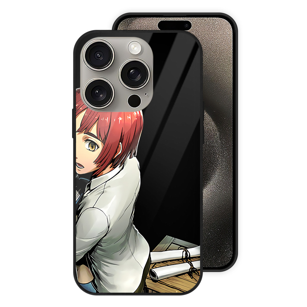 （画像用） 進撃の巨人 Attack on Titan 【iPhone15Pro対応】スマホケース 耐衝撃＆黄変防止 背面ガラス