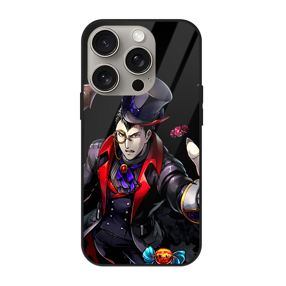 （画像用） 進撃の巨人 Attack on Titan 【iPhone15Pro対応】スマホケース 耐衝撃＆黄変防止 背面ガラス