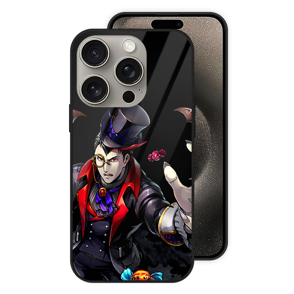 （画像用） 進撃の巨人 Attack on Titan 【iPhone15Pro対応】スマホケース 耐衝撃＆黄変防止 背面ガラス