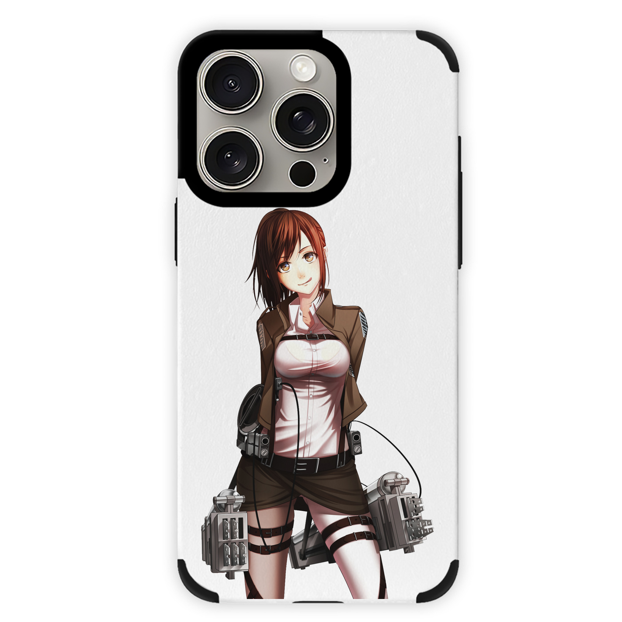 （画像用） 進撃の巨人 サシャ·ブラウス Attack on Titan Sasha Blaus 【iPhone15ProMax対応】 PUレザー スマホケース 耐衝撃＆黄変防止