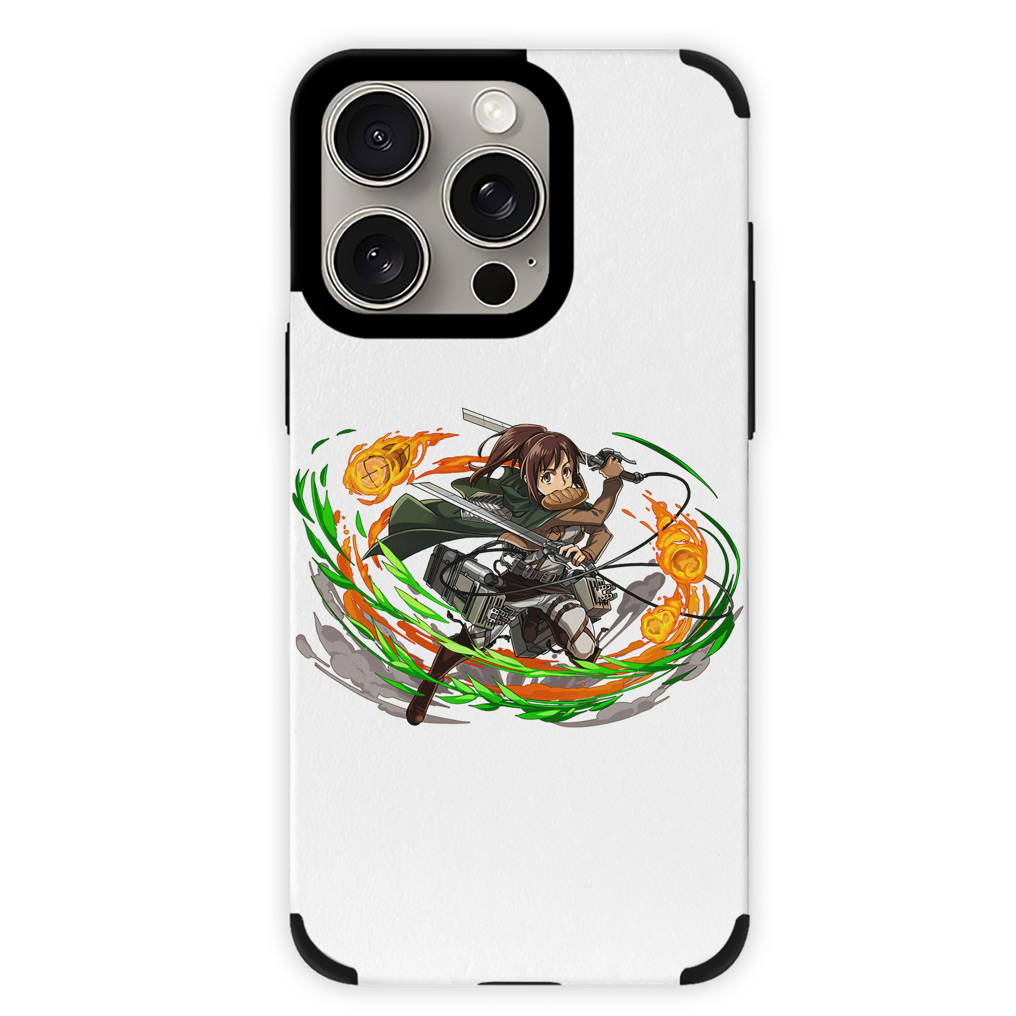 （画像用） 進撃の巨人 サシャ·ブラウス Attack on Titan Sasha Blaus 【iPhone15ProMax対応】 PUレザー スマホケース 耐衝撃＆黄変防止