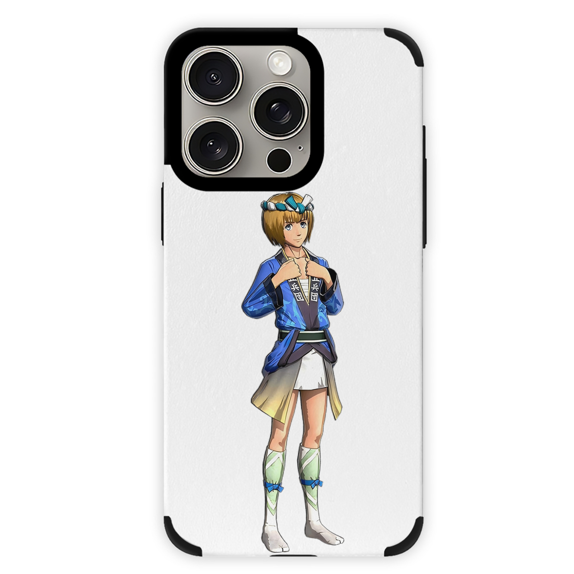 （画像用） 進撃の巨人 アルミン·アルレルト Attack on Titan Armin Arlert 【iPhone15ProMax対応】 PUレザー スマホケース 耐衝撃＆黄変防止