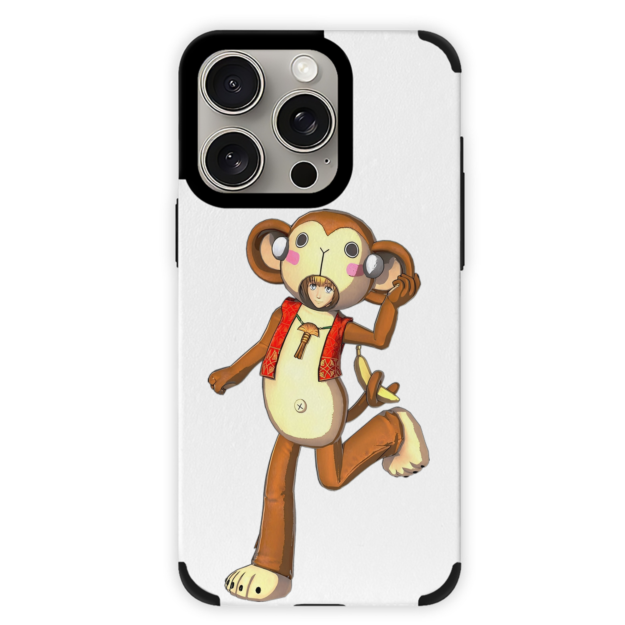 （画像用） 進撃の巨人 アルミン·アルレルト Attack on Titan Armin Arlert 【iPhone15ProMax対応】 PUレザー スマホケース 耐衝撃＆黄変防止