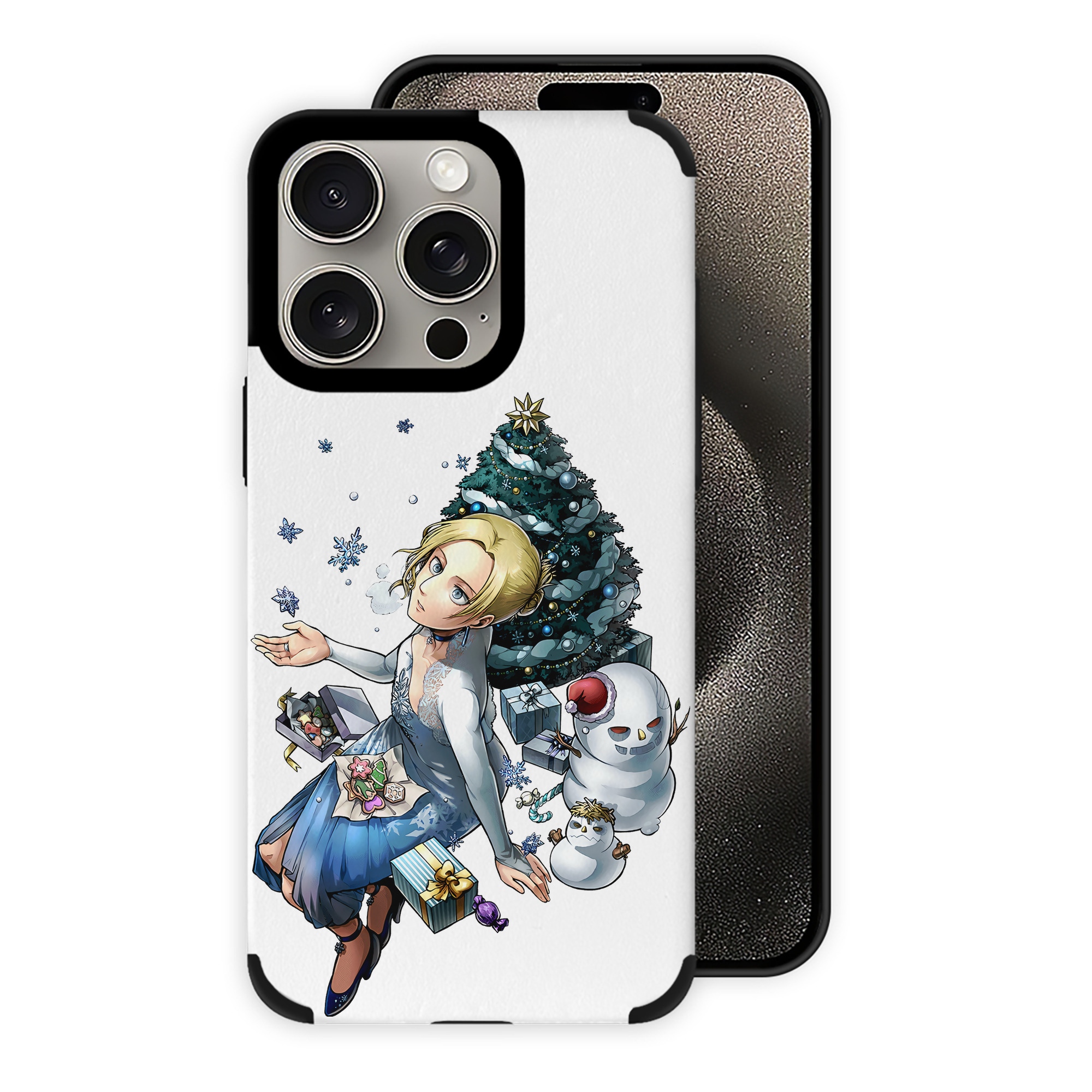 （画像用） 進撃の巨人 アニ・レオンハート Attack on Titan Annie Leonhart 【iPhone15ProMax対応】 PUレザー スマホケース 耐衝撃＆黄変防止