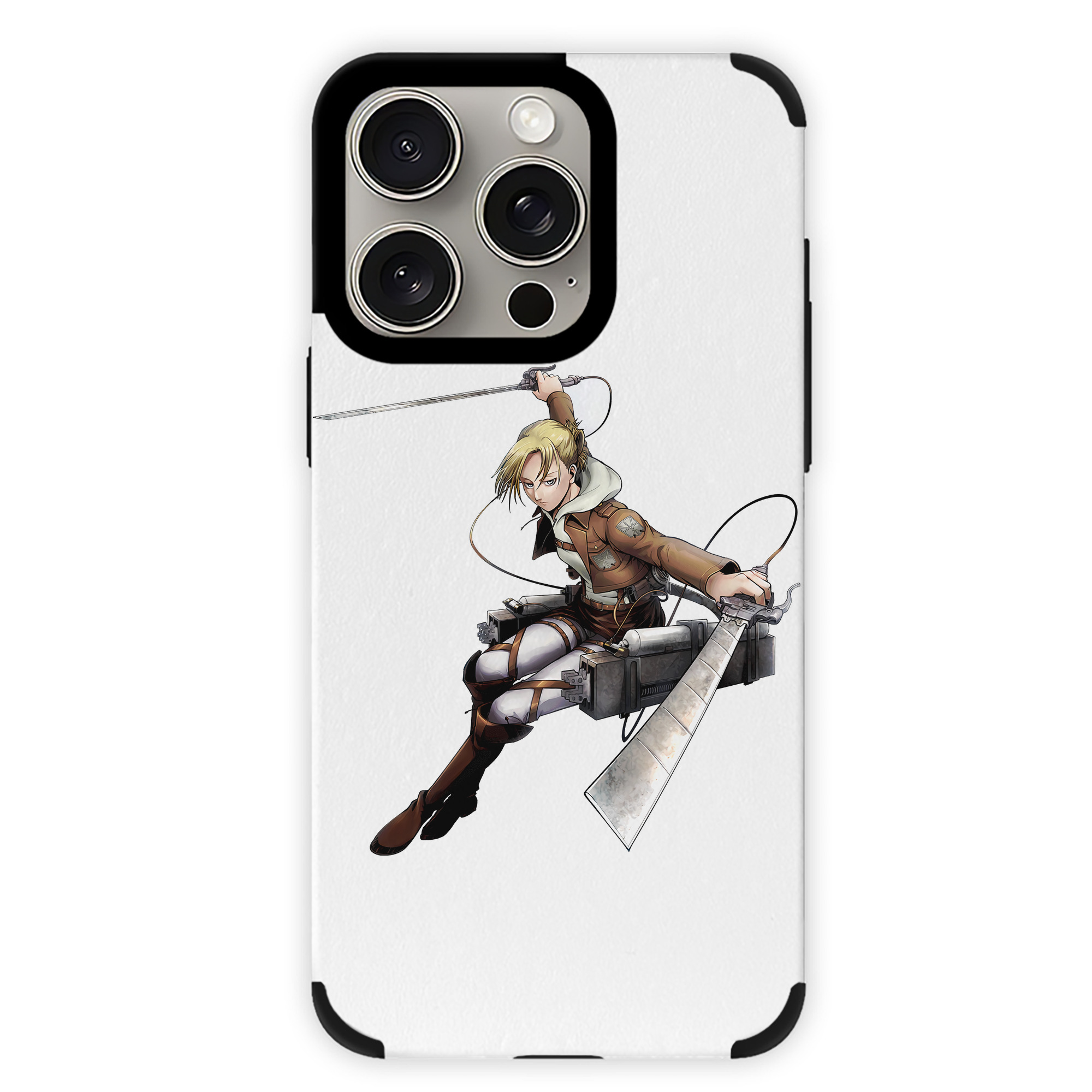 （画像用） 進撃の巨人 アニ・レオンハート Attack on Titan Annie Leonhart 【iPhone15ProMax対応】 PUレザー スマホケース 耐衝撃＆黄変防止