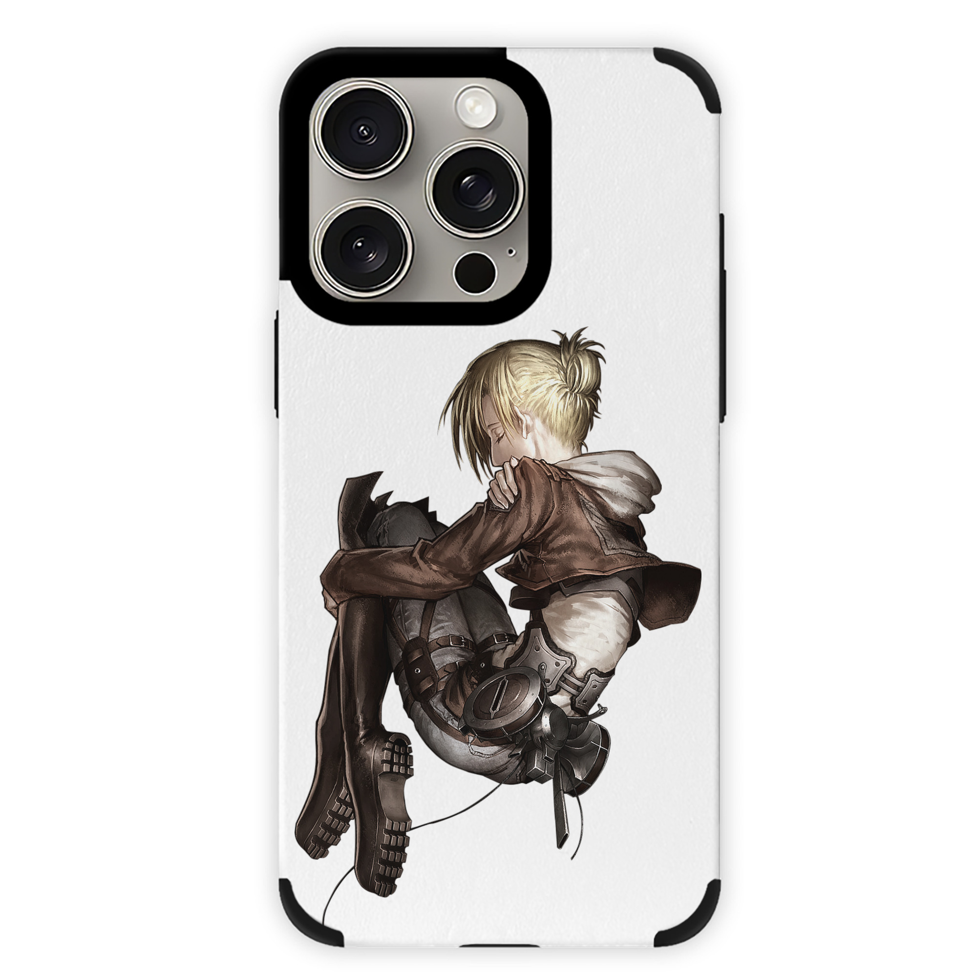 （画像用） 進撃の巨人 アニ・レオンハート Attack on Titan Annie Leonhart 【iPhone15ProMax対応】 PUレザー スマホケース 耐衝撃＆黄変防止