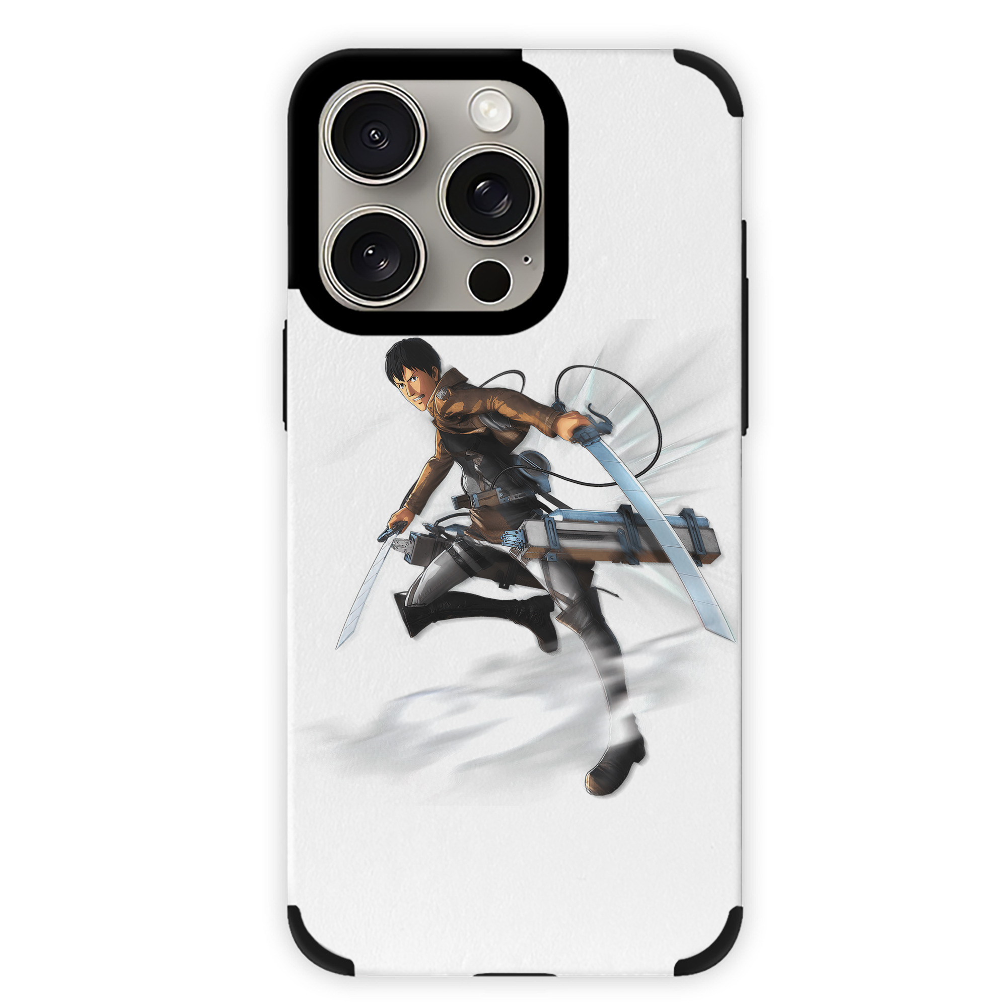 （画像用） 進撃の巨人 ベルトルト・フーバー Attack on Titan Bertholdt Hoover 【iPhone15ProMax対応】 PUレザー スマホケース 耐衝撃＆黄変防止