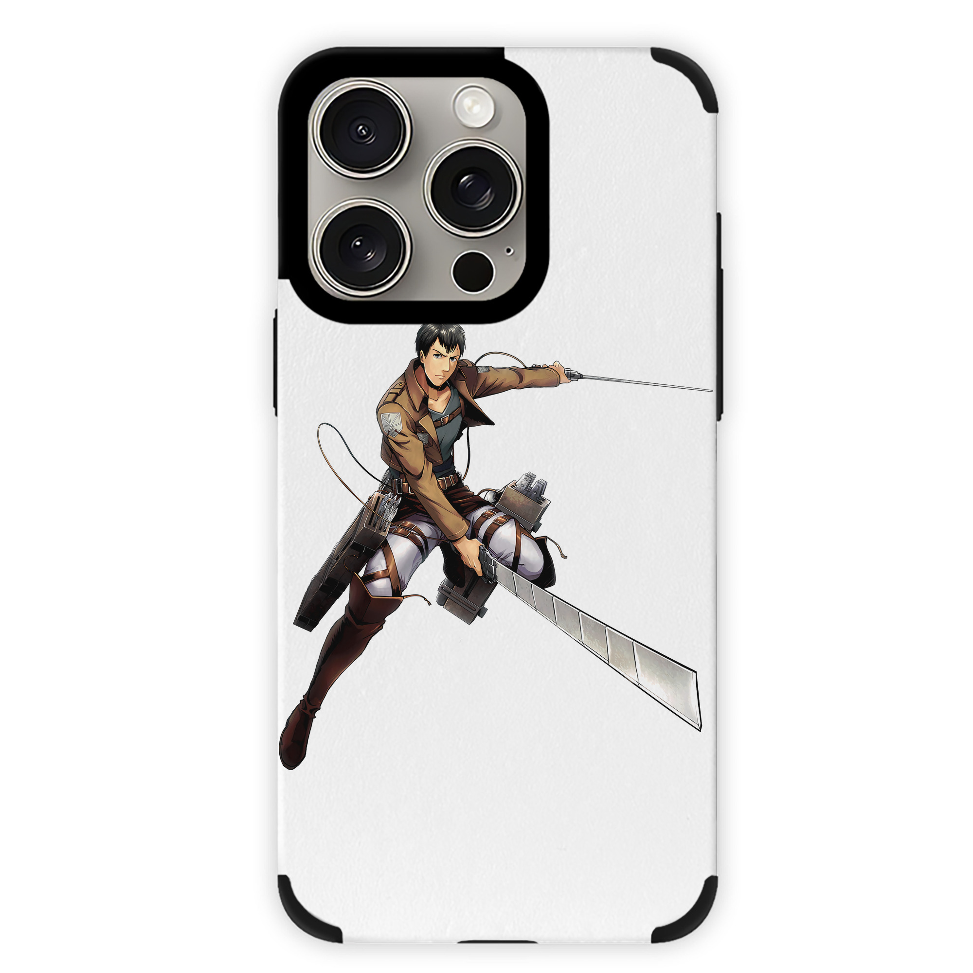 （画像用） 進撃の巨人 ベルトルト・フーバー Attack on Titan Bertholdt Hoover 【iPhone15ProMax対応】 PUレザー スマホケース 耐衝撃＆黄変防止