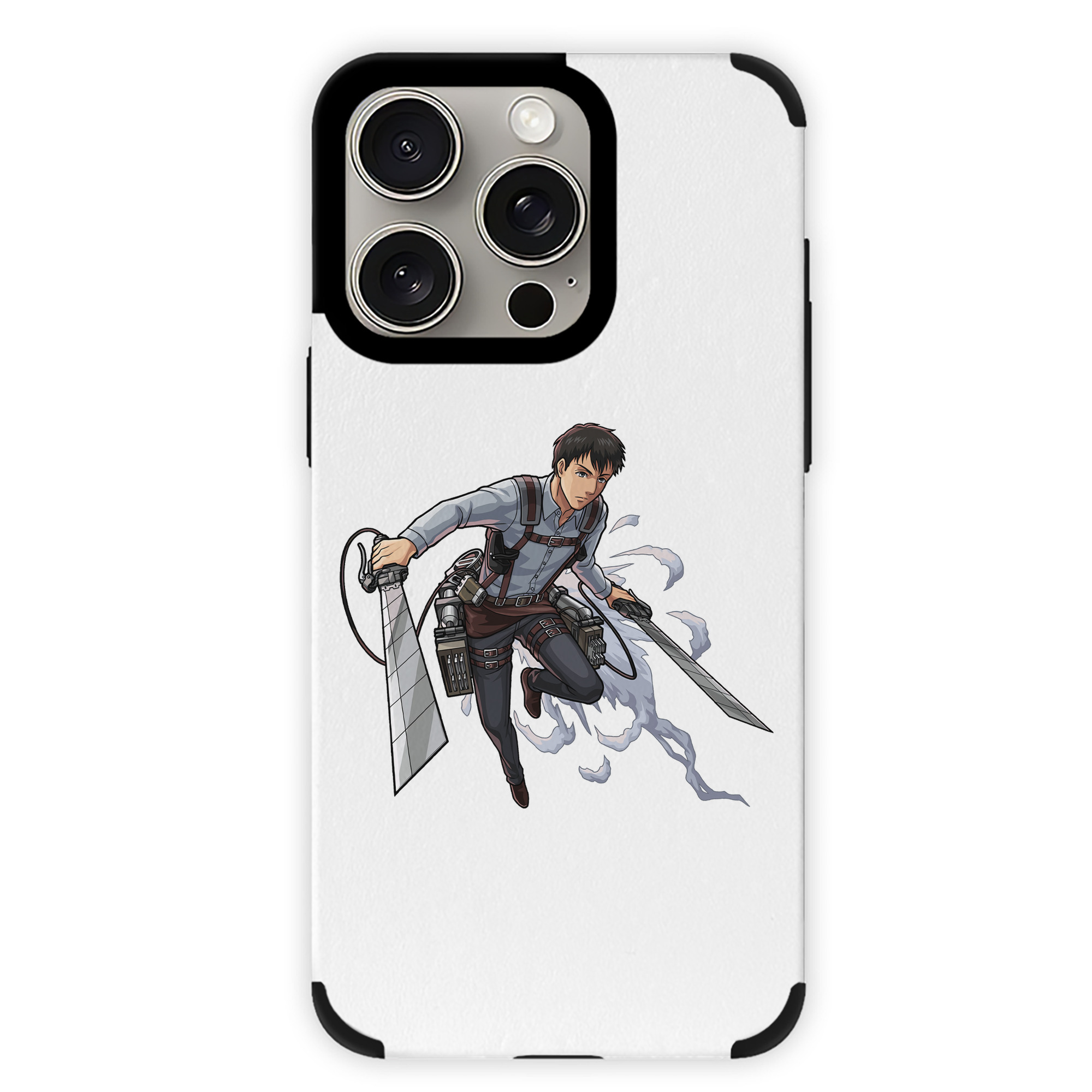 （画像用） 進撃の巨人 ベルトルト・フーバー Attack on Titan Bertholdt Hoover 【iPhone15ProMax対応】 PUレザー スマホケース 耐衝撃＆黄変防止