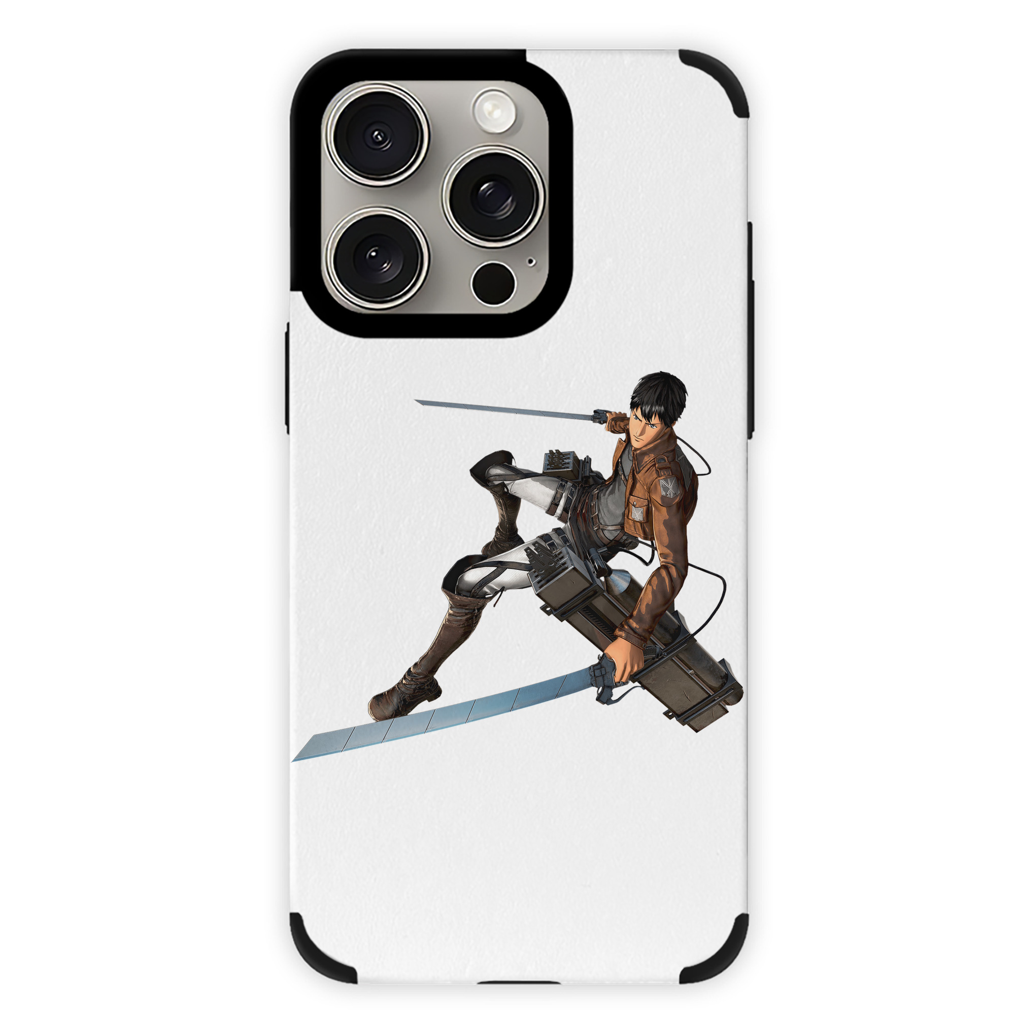 （画像用） 進撃の巨人 ベルトルト・フーバー Attack on Titan Bertholdt Hoover 【iPhone15ProMax対応】 PUレザー スマホケース 耐衝撃＆黄変防止