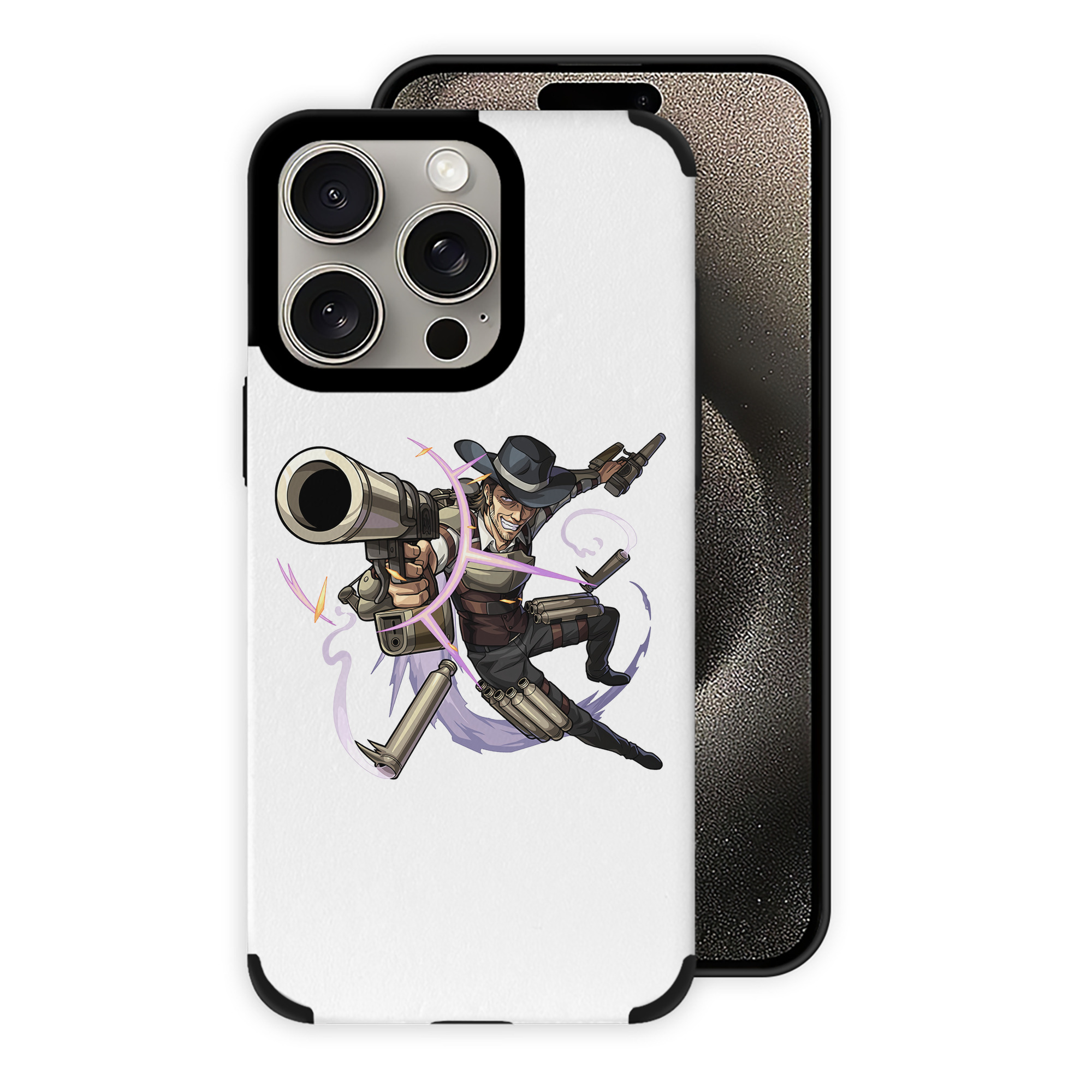 （画像用） 進撃の巨人 ケニー·アッカーマン Attack on Titan Kenny Ackerman 【iPhone15ProMax対応】 PUレザー スマホケース 耐衝撃＆黄変防止
