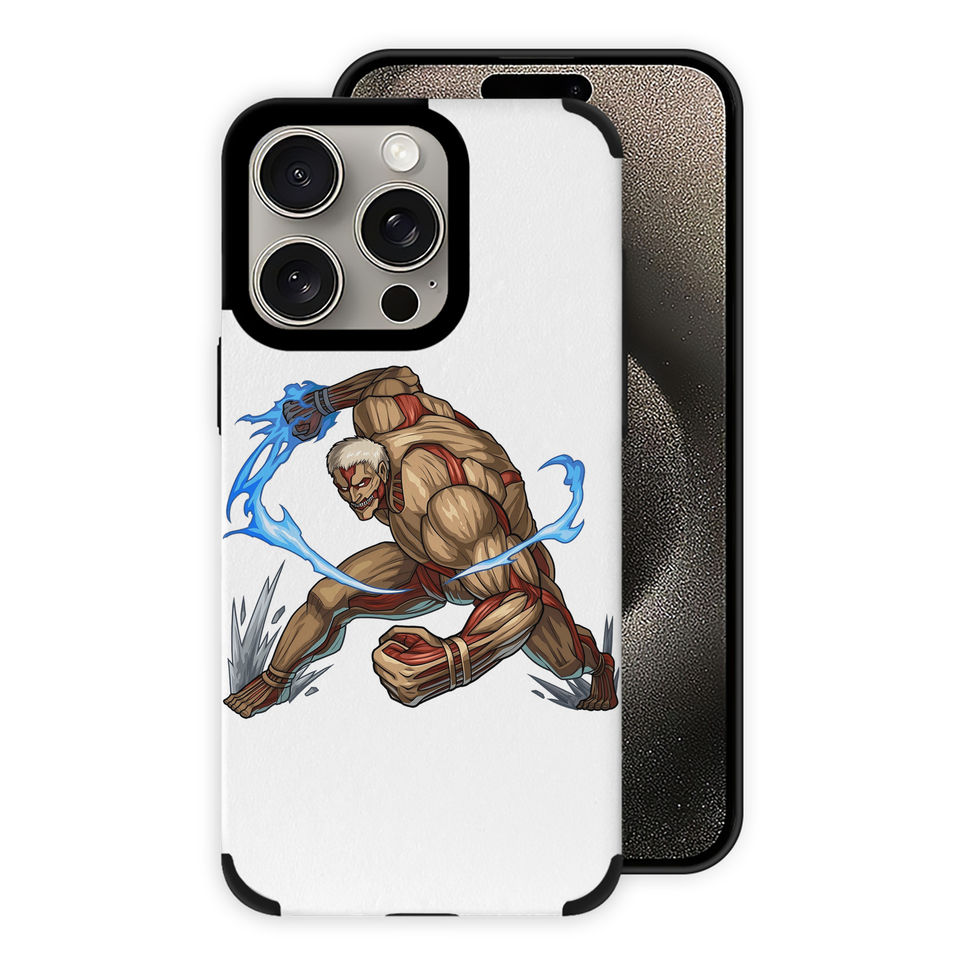 （画像用） 進撃の巨人 Attack on Titan 【iPhone15ProMax対応】 PUレザー スマホケース 耐衝撃＆黄変防止