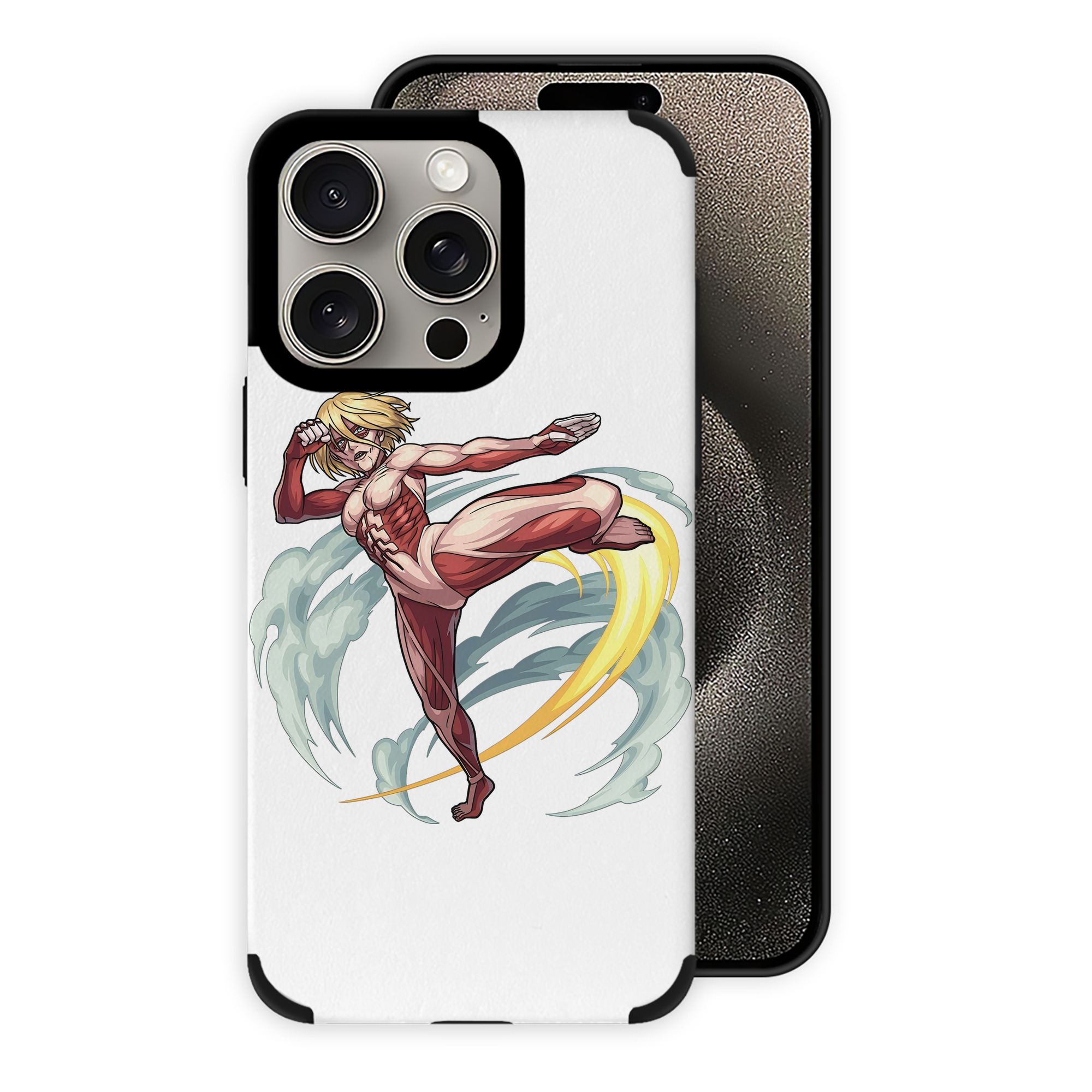 （画像用） 進撃の巨人 Attack on Titan 【iPhone15ProMax対応】 PUレザー スマホケース 耐衝撃＆黄変防止