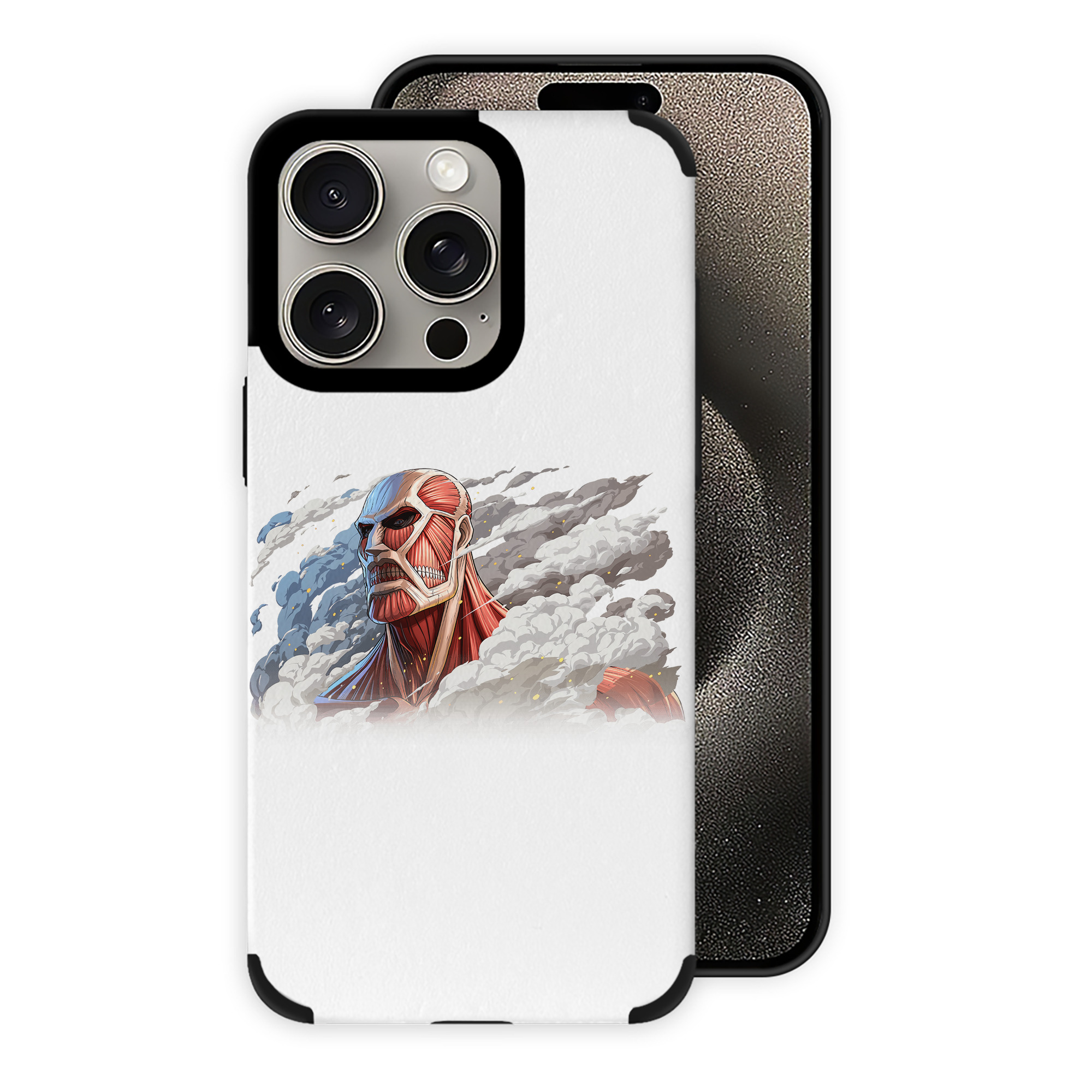 （画像用） 進撃の巨人 Attack on Titan 【iPhone15ProMax対応】 PUレザー スマホケース 耐衝撃＆黄変防止
