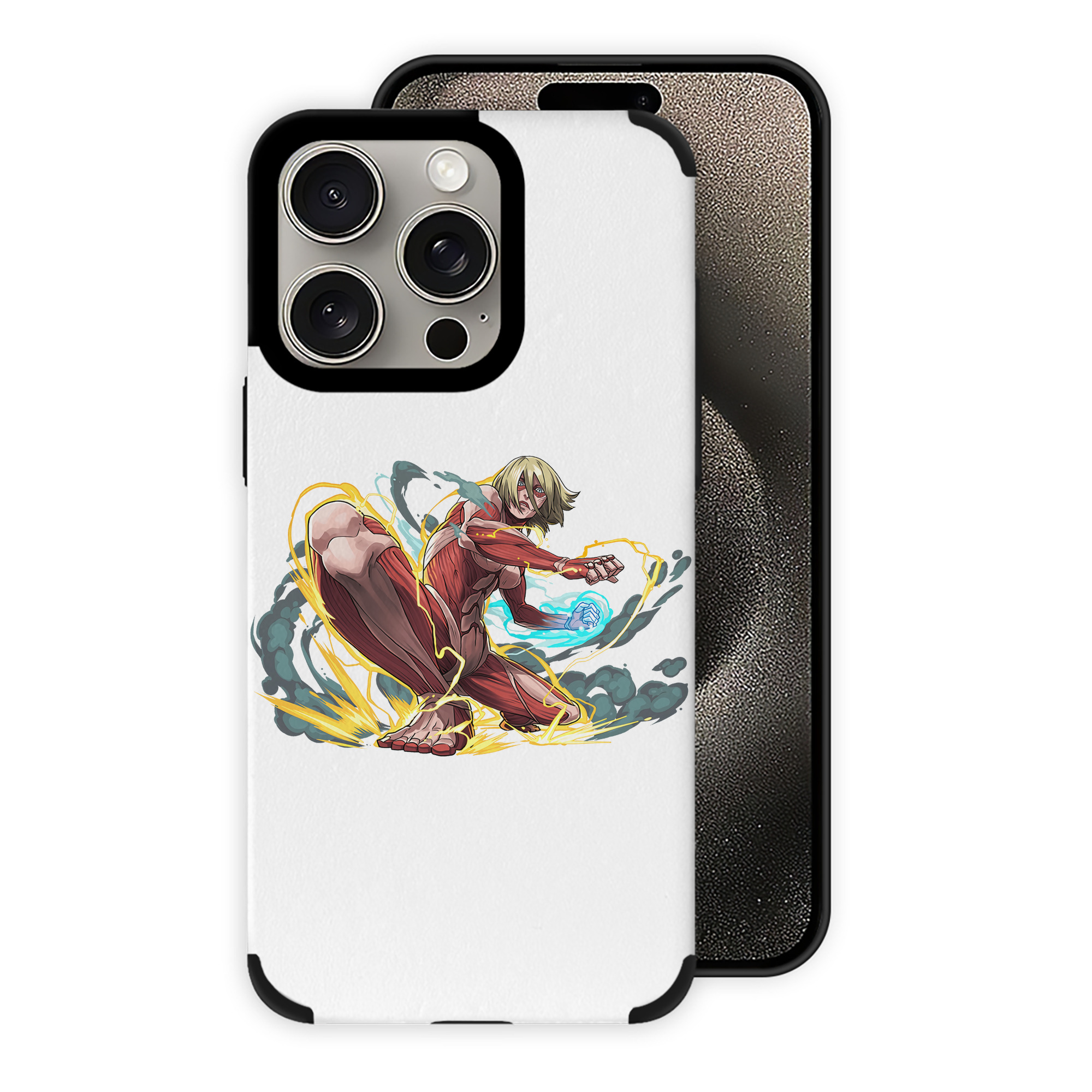 （画像用） 進撃の巨人 Attack on Titan 【iPhone15ProMax対応】 PUレザー スマホケース 耐衝撃＆黄変防止