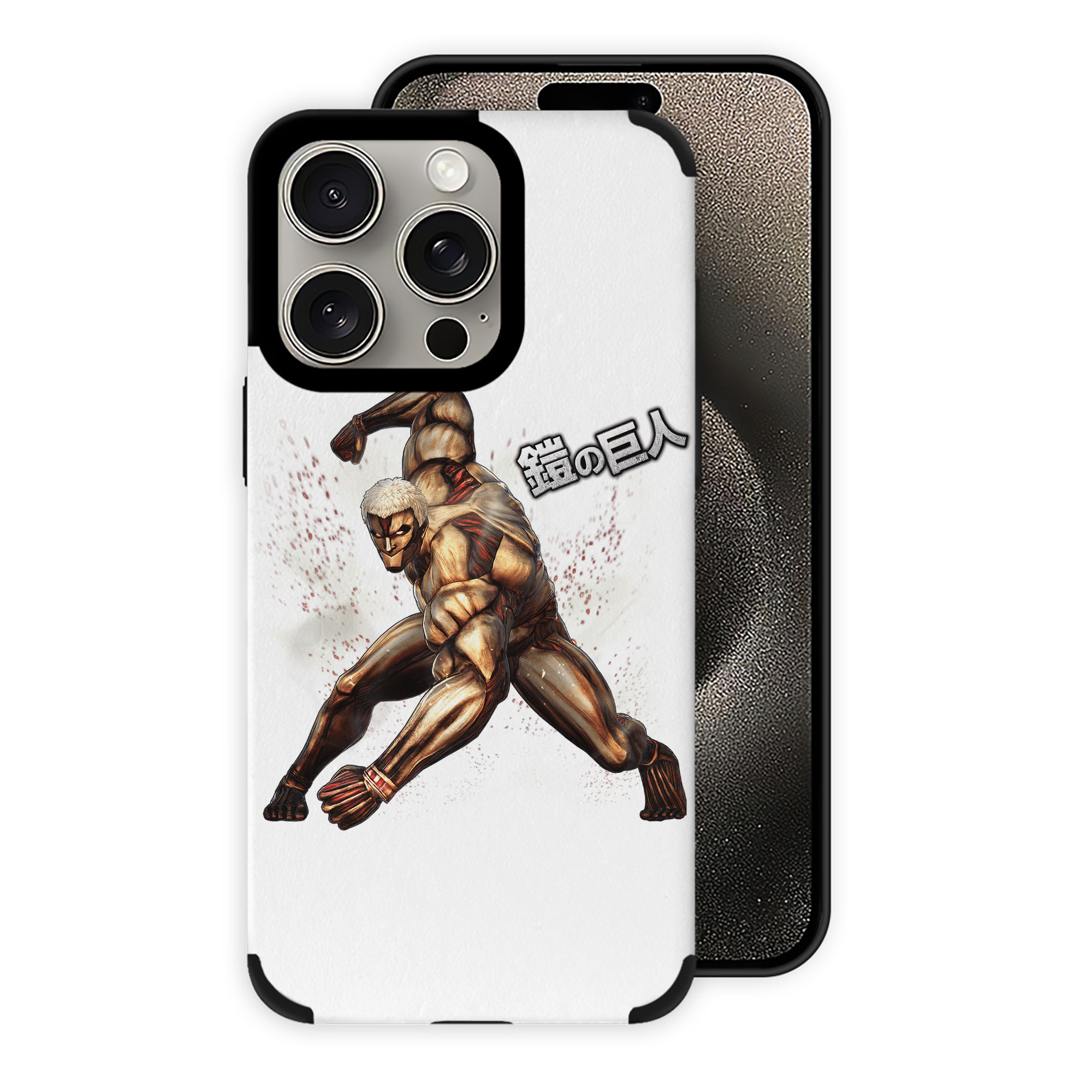（画像用） 進撃の巨人 Attack on Titan 【iPhone15ProMax対応】 PUレザー スマホケース 耐衝撃＆黄変防止