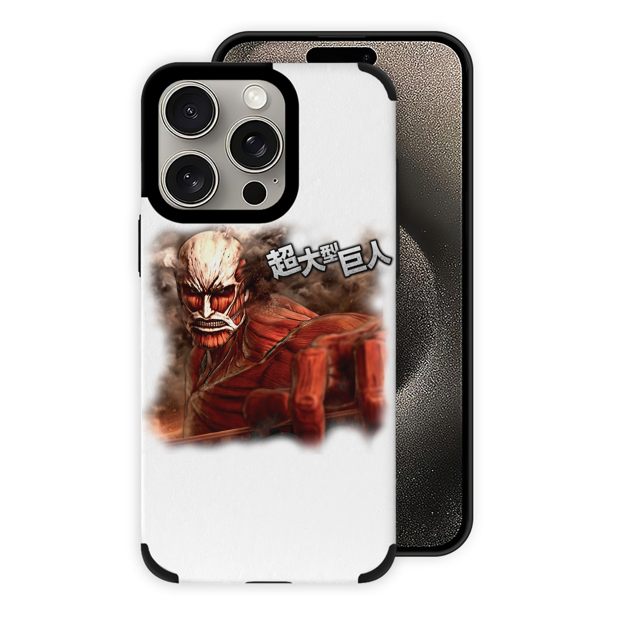（画像用） 進撃の巨人 Attack on Titan 【iPhone15ProMax対応】 PUレザー スマホケース 耐衝撃＆黄変防止
