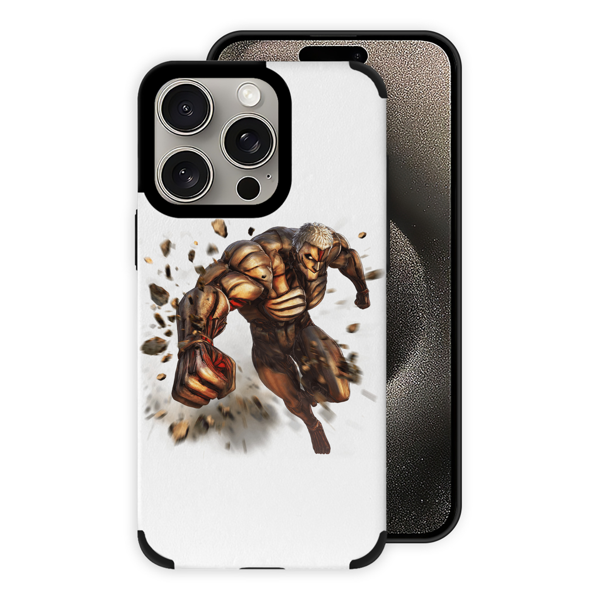 （画像用） 進撃の巨人 Attack on Titan 【iPhone15ProMax対応】 PUレザー スマホケース 耐衝撃＆黄変防止