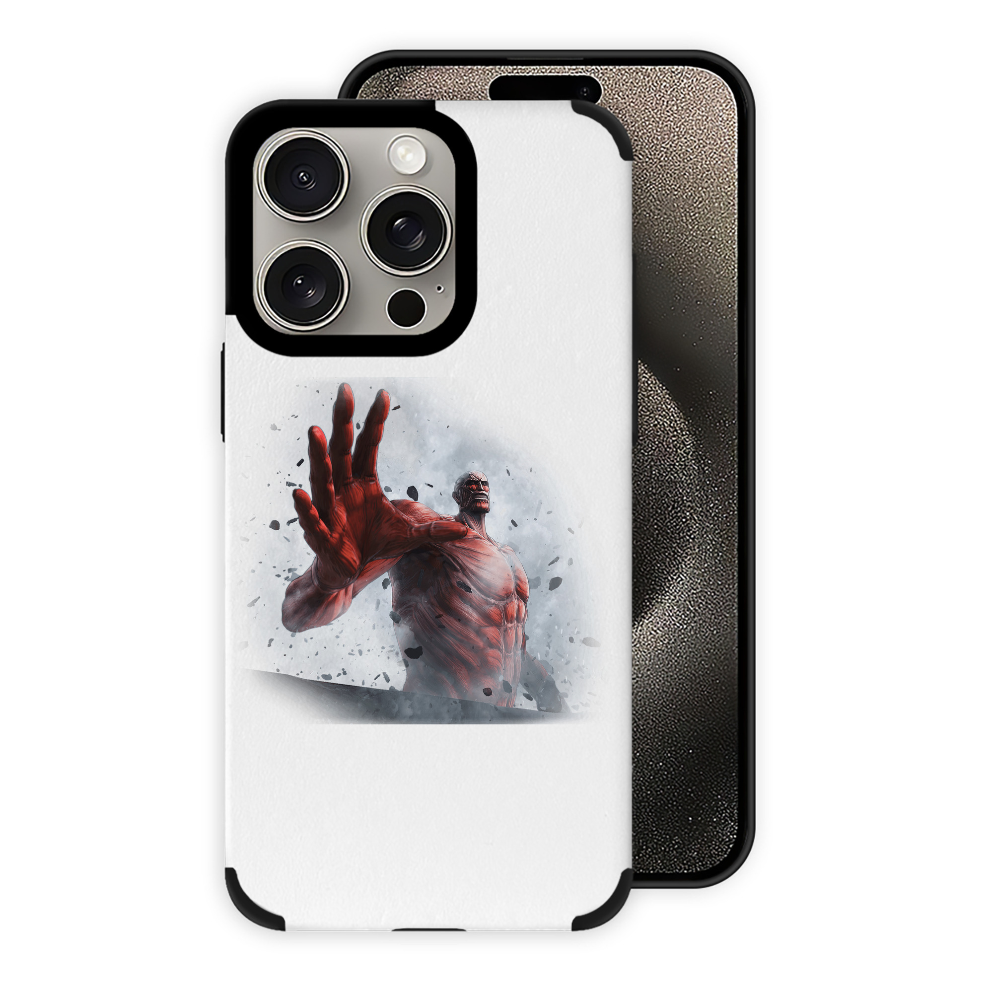 （画像用） 進撃の巨人 Attack on Titan 【iPhone15ProMax対応】 PUレザー スマホケース 耐衝撃＆黄変防止