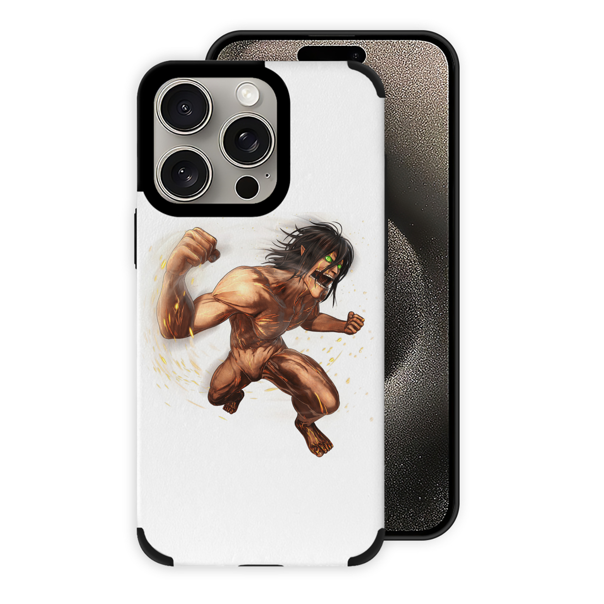 （画像用） 進撃の巨人 Attack on Titan 【iPhone15ProMax対応】 PUレザー スマホケース 耐衝撃＆黄変防止