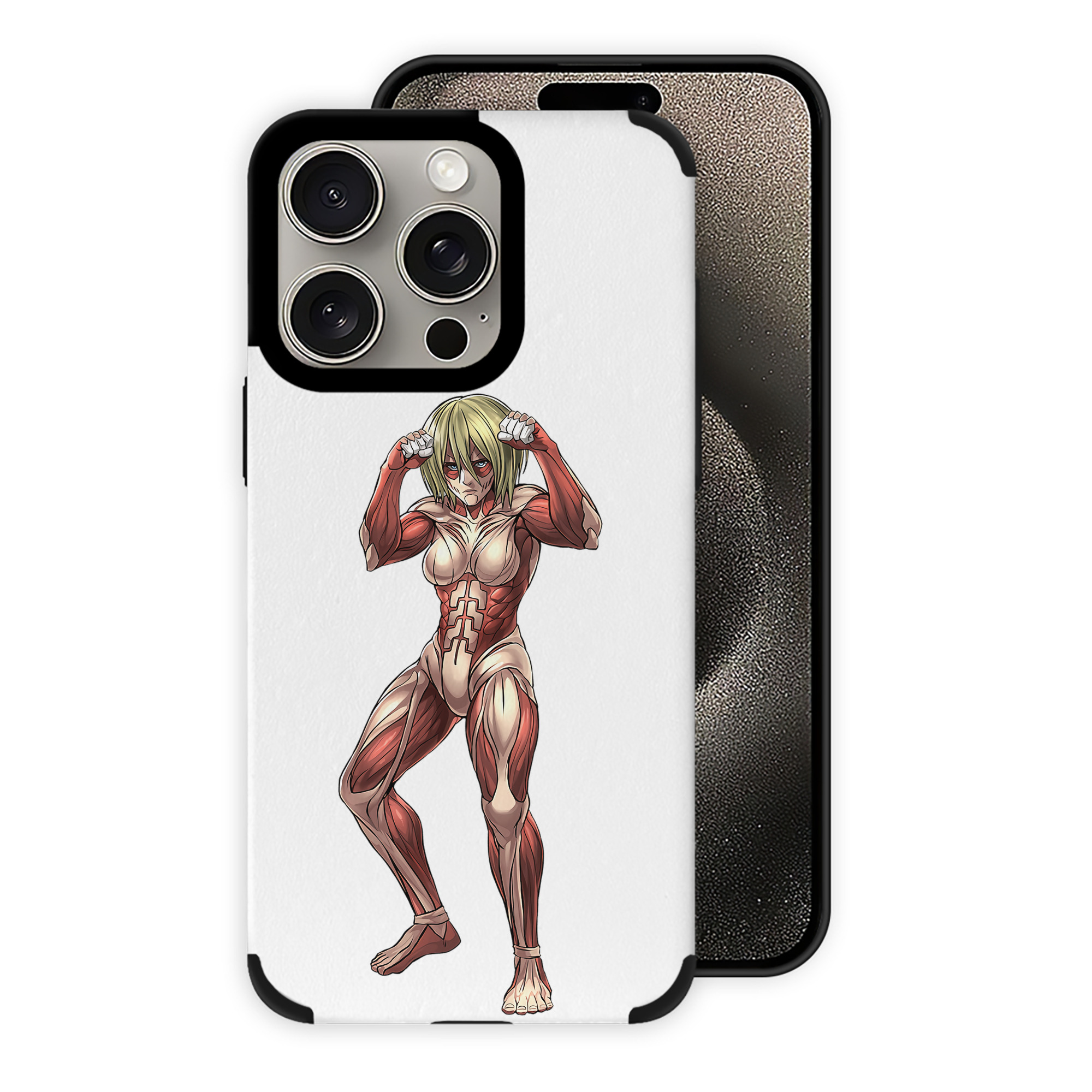 （画像用） 進撃の巨人 Attack on Titan 【iPhone15ProMax対応】 PUレザー スマホケース 耐衝撃＆黄変防止