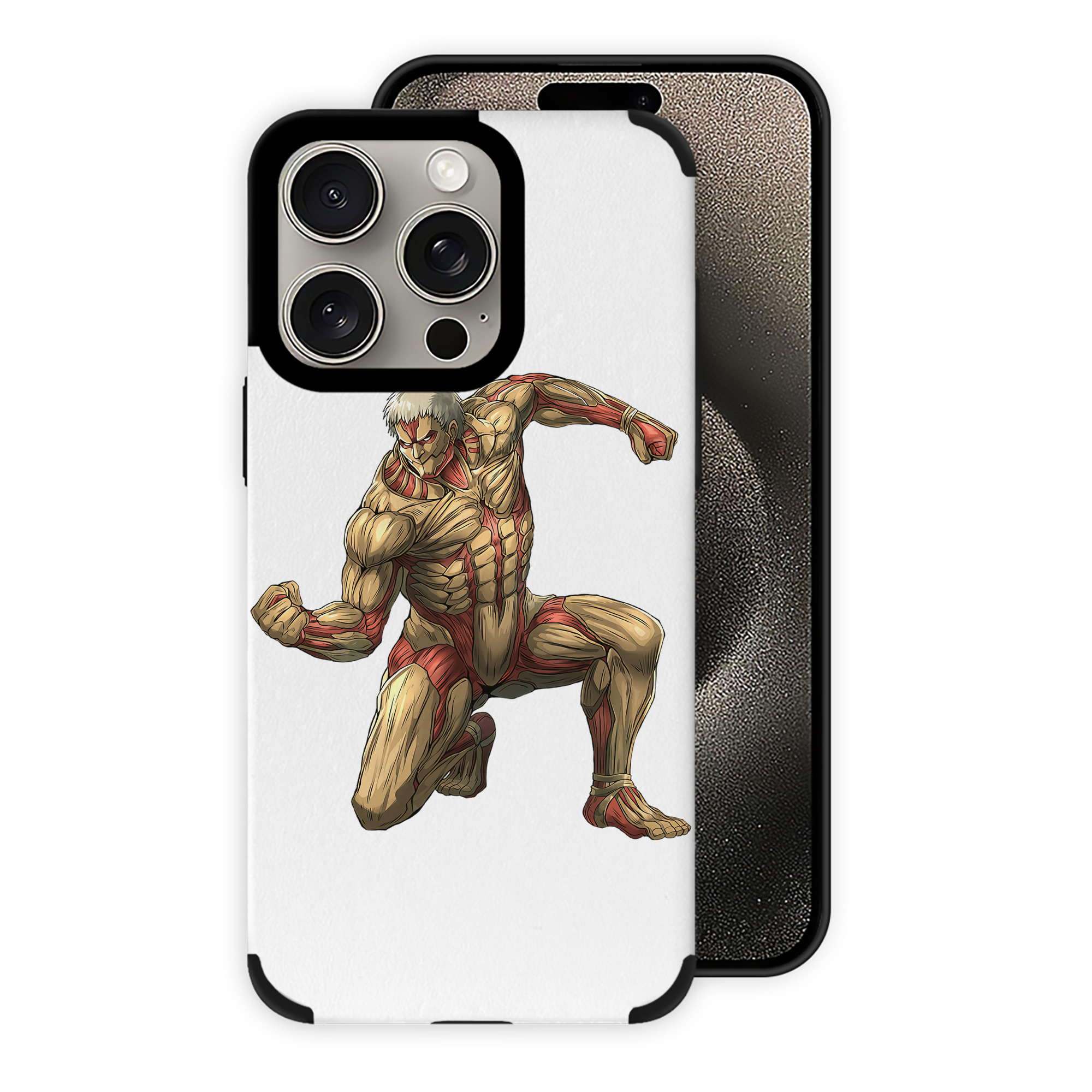 （画像用） 進撃の巨人 Attack on Titan 【iPhone15ProMax対応】 PUレザー スマホケース 耐衝撃＆黄変防止