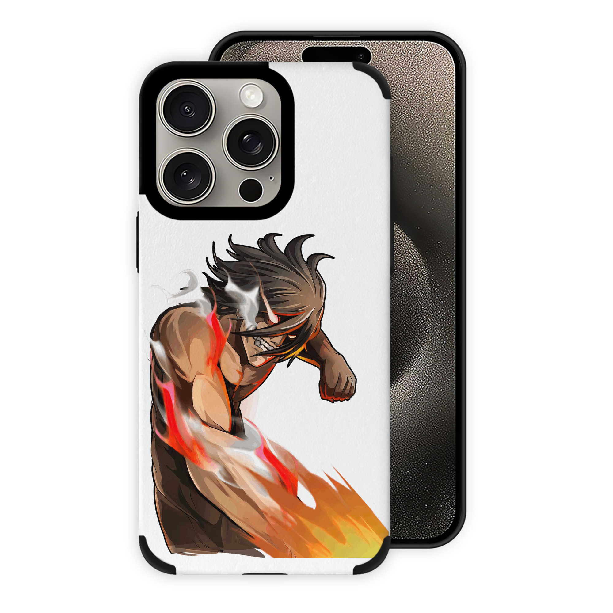 （画像用） 進撃の巨人 Attack on Titan 【iPhone15ProMax対応】 PUレザー スマホケース 耐衝撃＆黄変防止