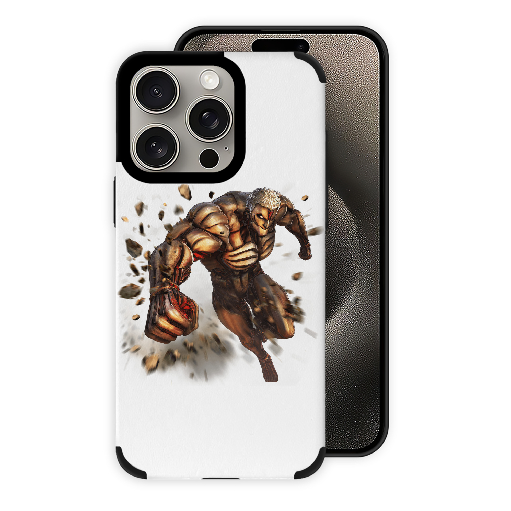 （画像用） 進撃の巨人 Attack on Titan 【iPhone15ProMax対応】 PUレザー スマホケース 耐衝撃＆黄変防止