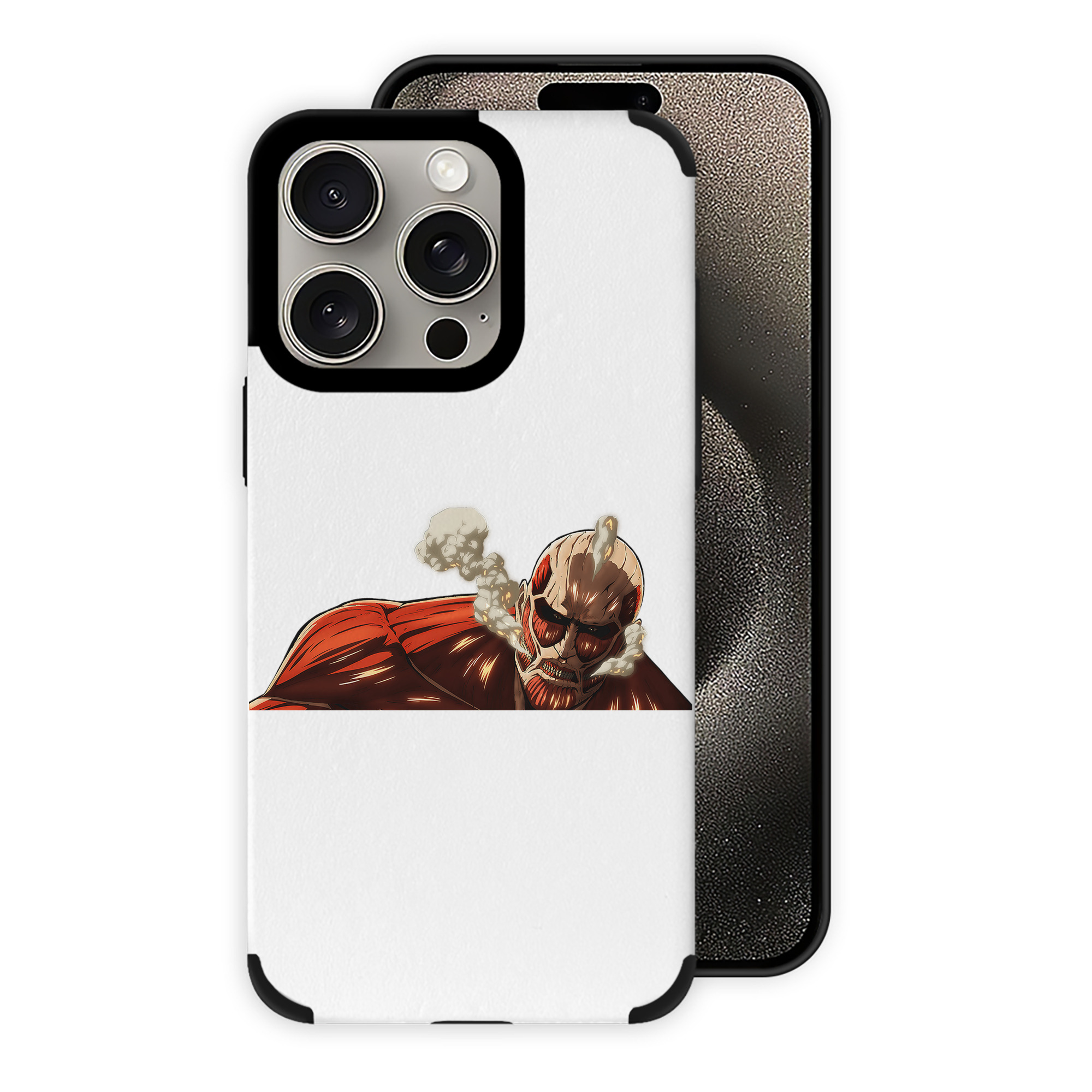 （画像用） 進撃の巨人 Attack on Titan 【iPhone15ProMax対応】 PUレザー スマホケース 耐衝撃＆黄変防止