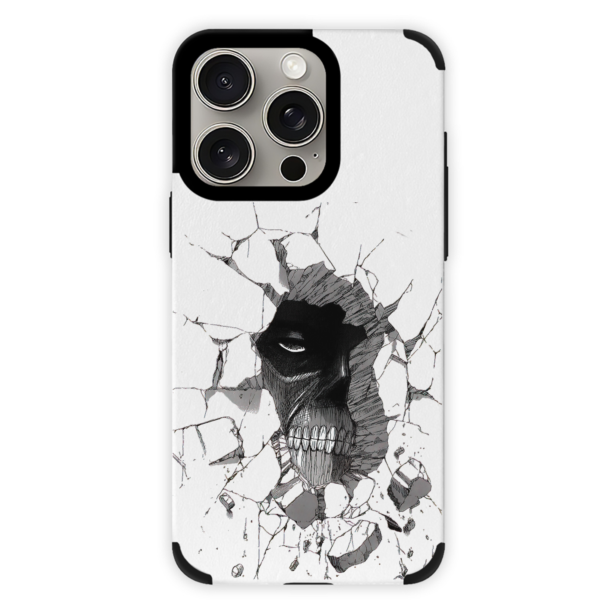 （画像用） 進撃の巨人 Attack on Titan 【iPhone15ProMax対応】 PUレザー スマホケース 耐衝撃＆黄変防止