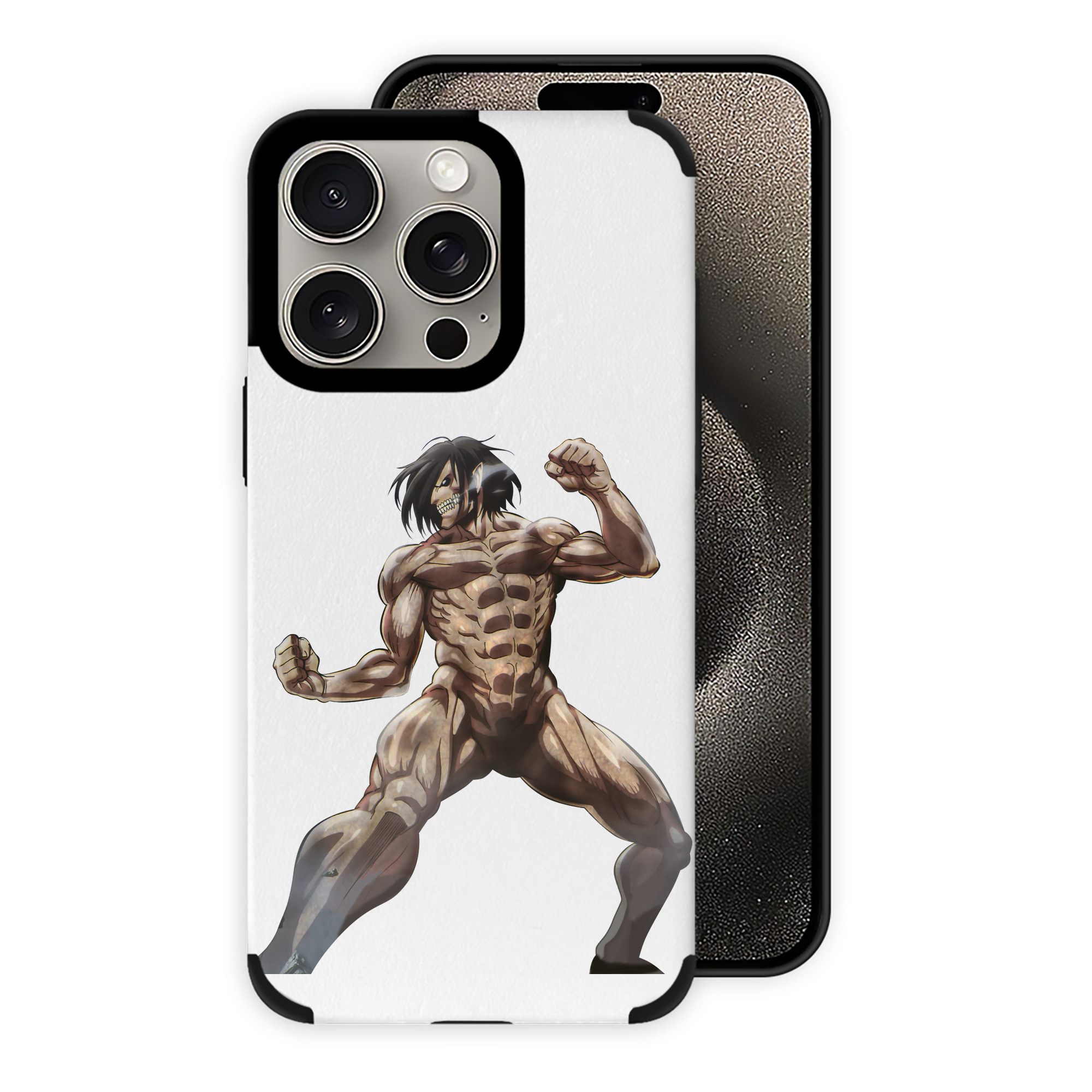 （画像用） 進撃の巨人 Attack on Titan 【iPhone15ProMax対応】 PUレザー スマホケース 耐衝撃＆黄変防止