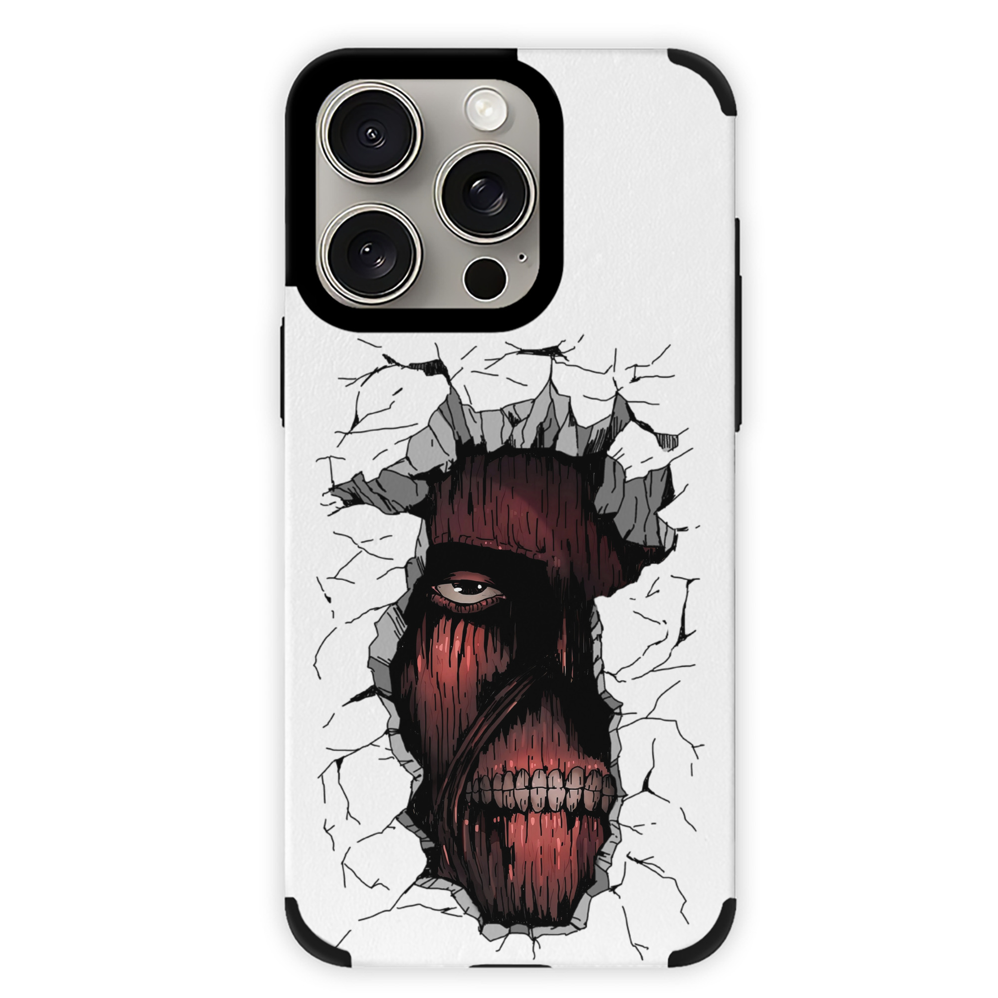 （画像用） 進撃の巨人 Attack on Titan 【iPhone15ProMax対応】 PUレザー スマホケース 耐衝撃＆黄変防止