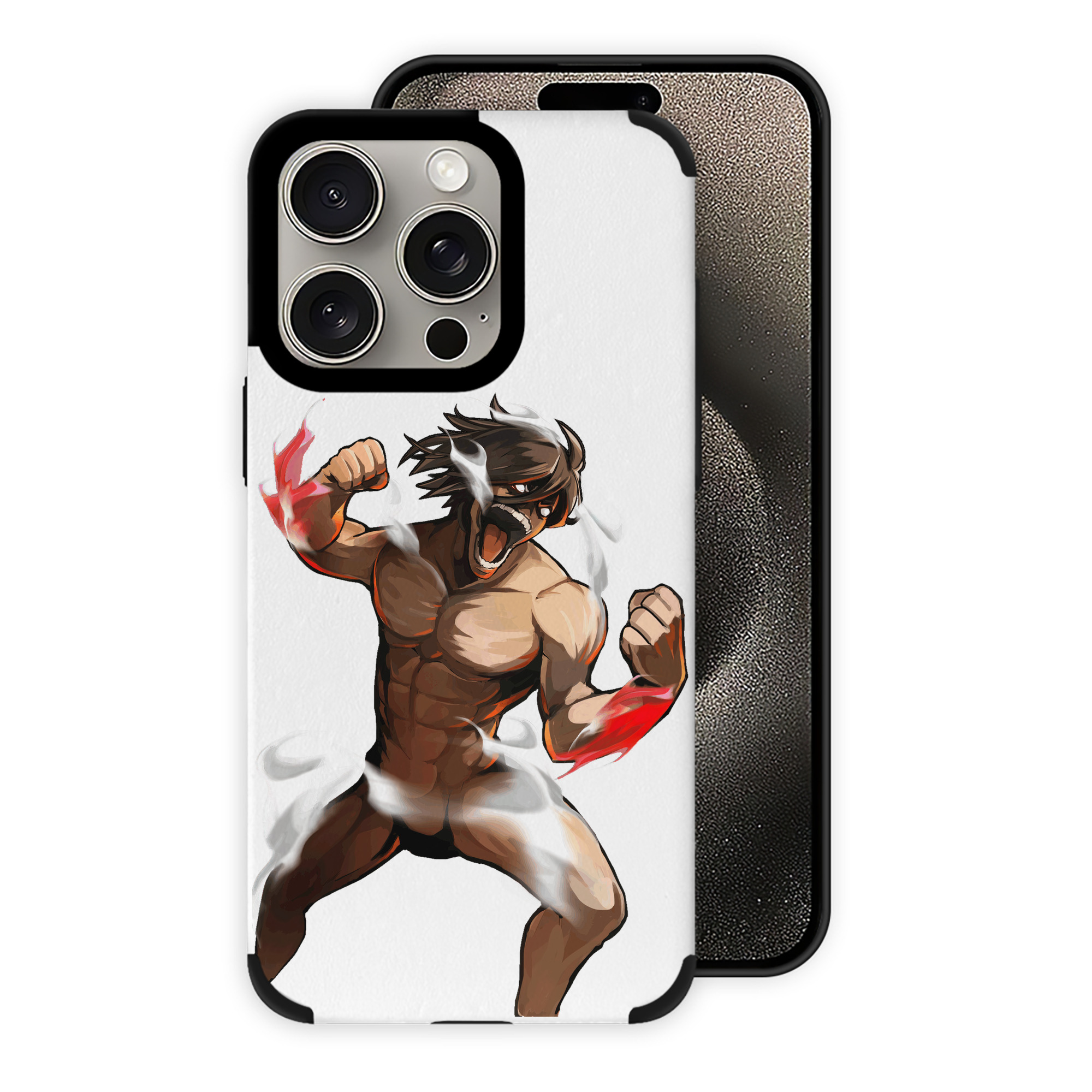 （画像用） 進撃の巨人 Attack on Titan 【iPhone15ProMax対応】 PUレザー スマホケース 耐衝撃＆黄変防止