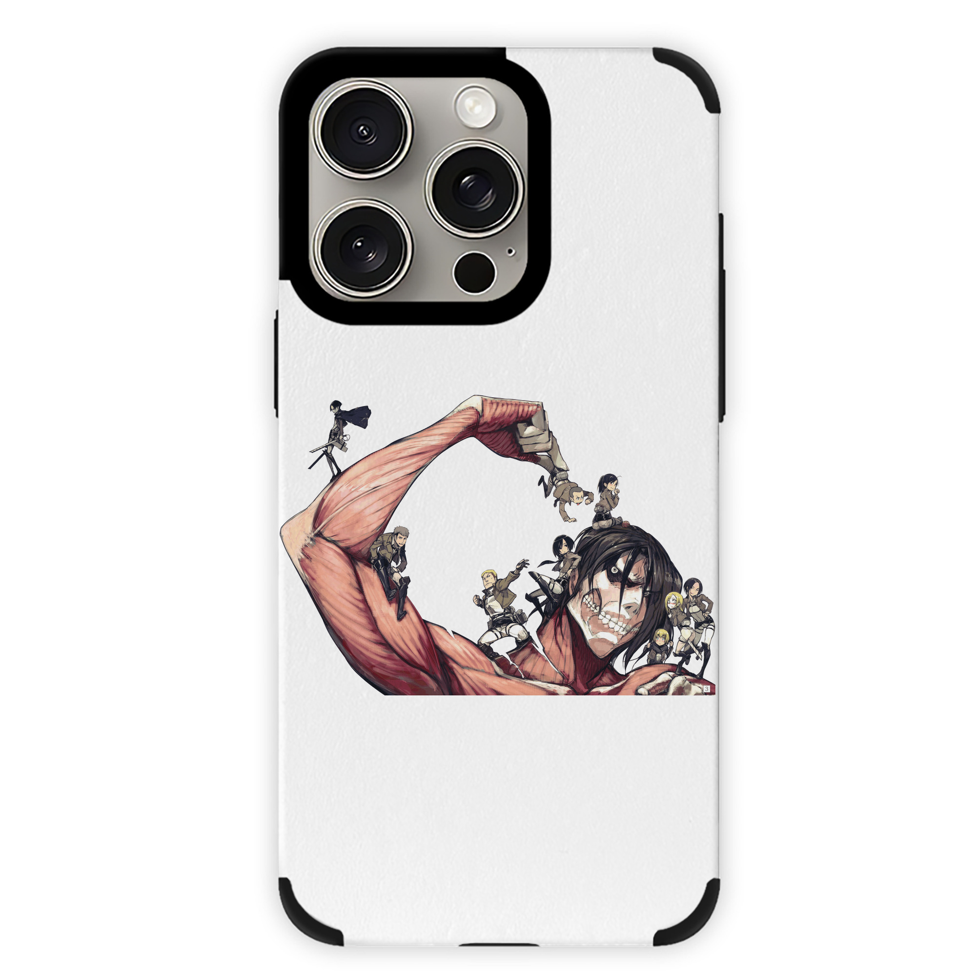 （画像用） 進撃の巨人 Attack on Titan 【iPhone15ProMax対応】 PUレザー スマホケース 耐衝撃＆黄変防止